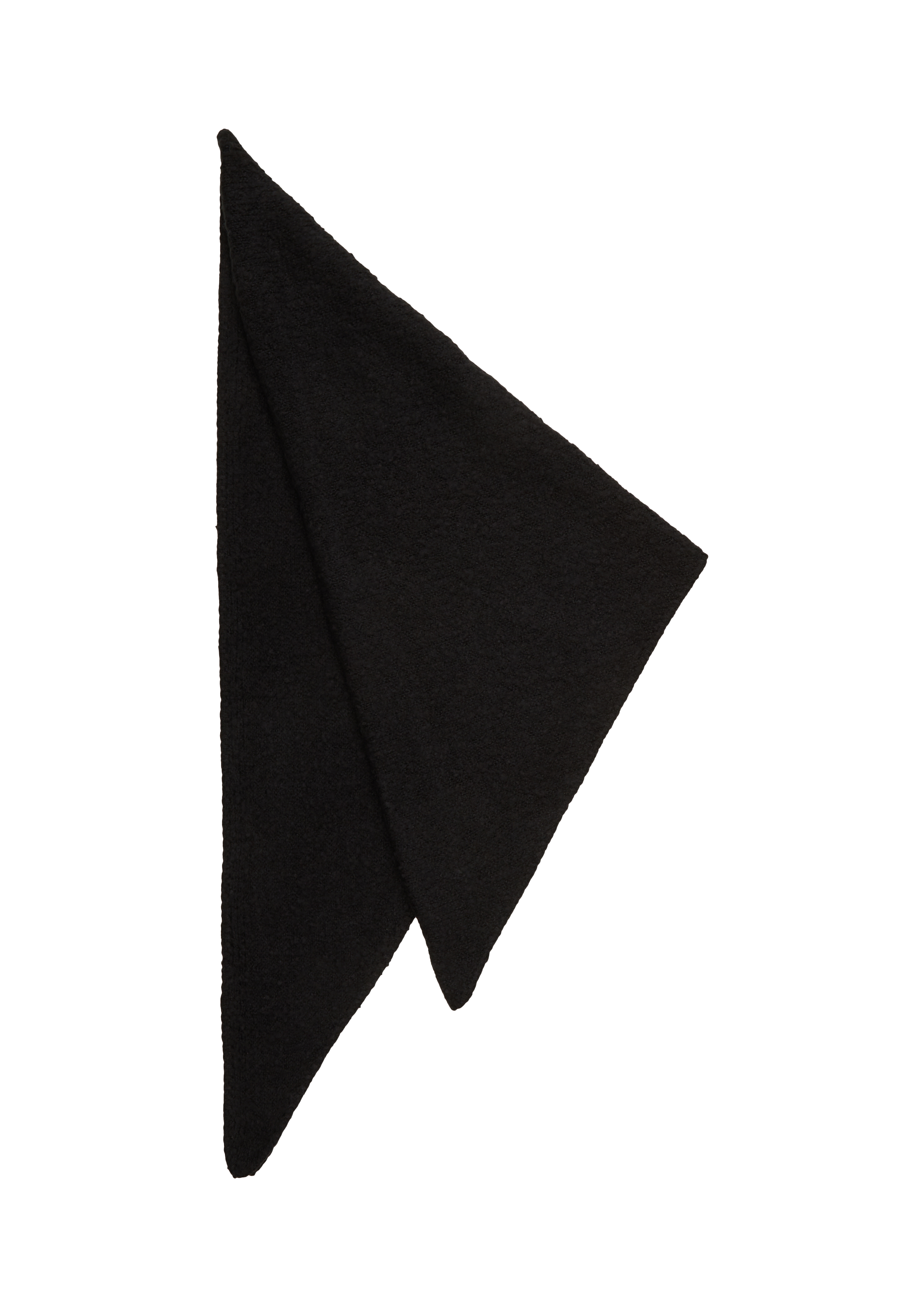 s.Oliver - Gestricktes Dreieckstuch, Damen, schwarz