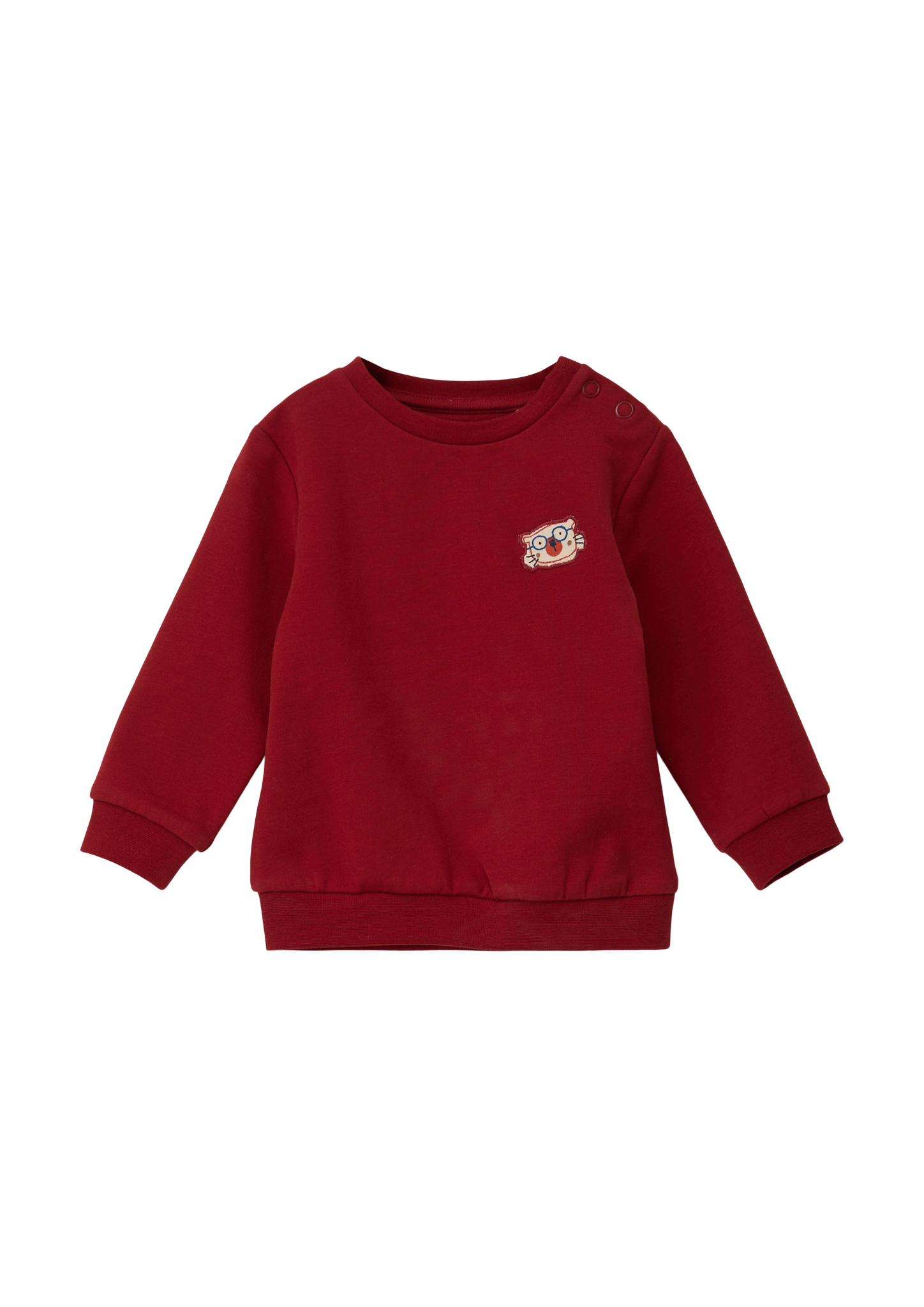 s.Oliver - Sweatshirt aus Baumwollstretch, Babys, rot