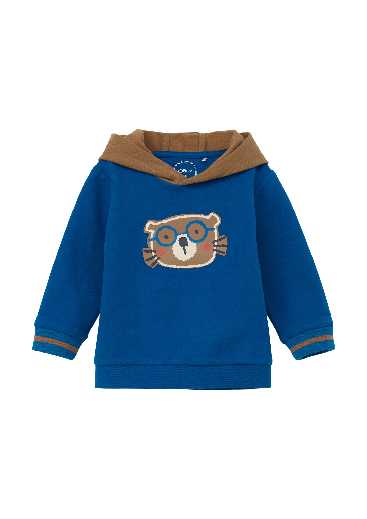 s.Oliver - Hoodie mit Grafik-Print, Babys, Blau