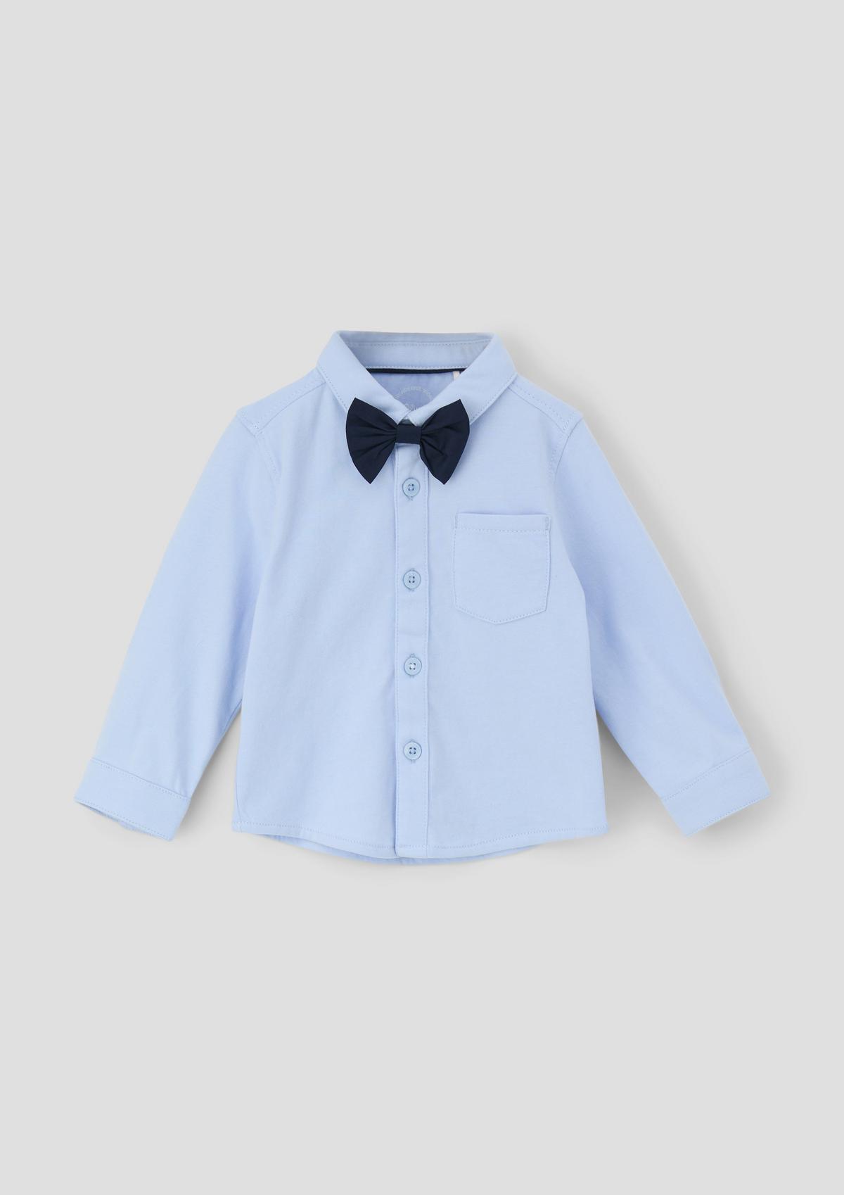 s.Oliver Regular fit: Shirt with a detachable bow tie