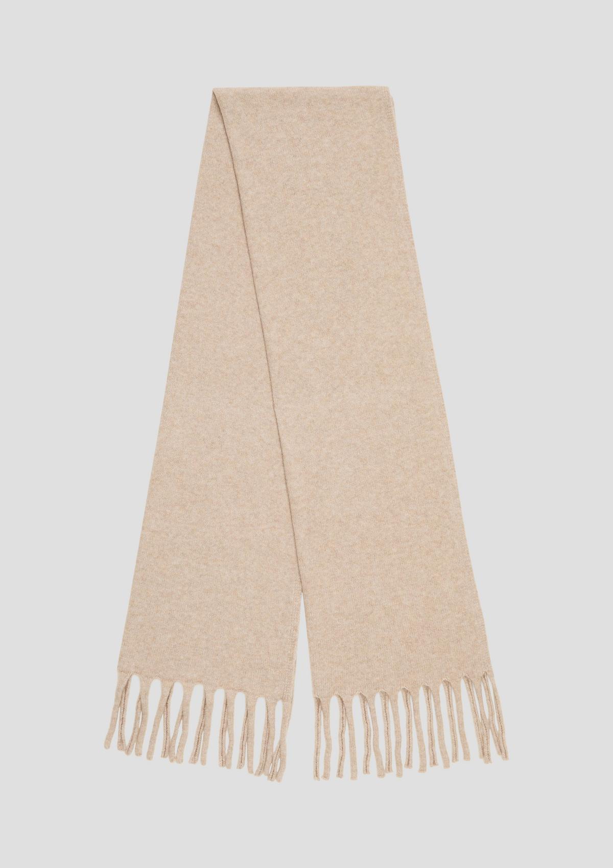 Gebreide sjaal van een katoenmix