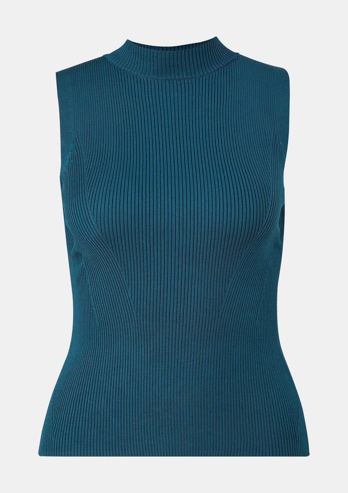 comma Knitted top with a ribbed texture