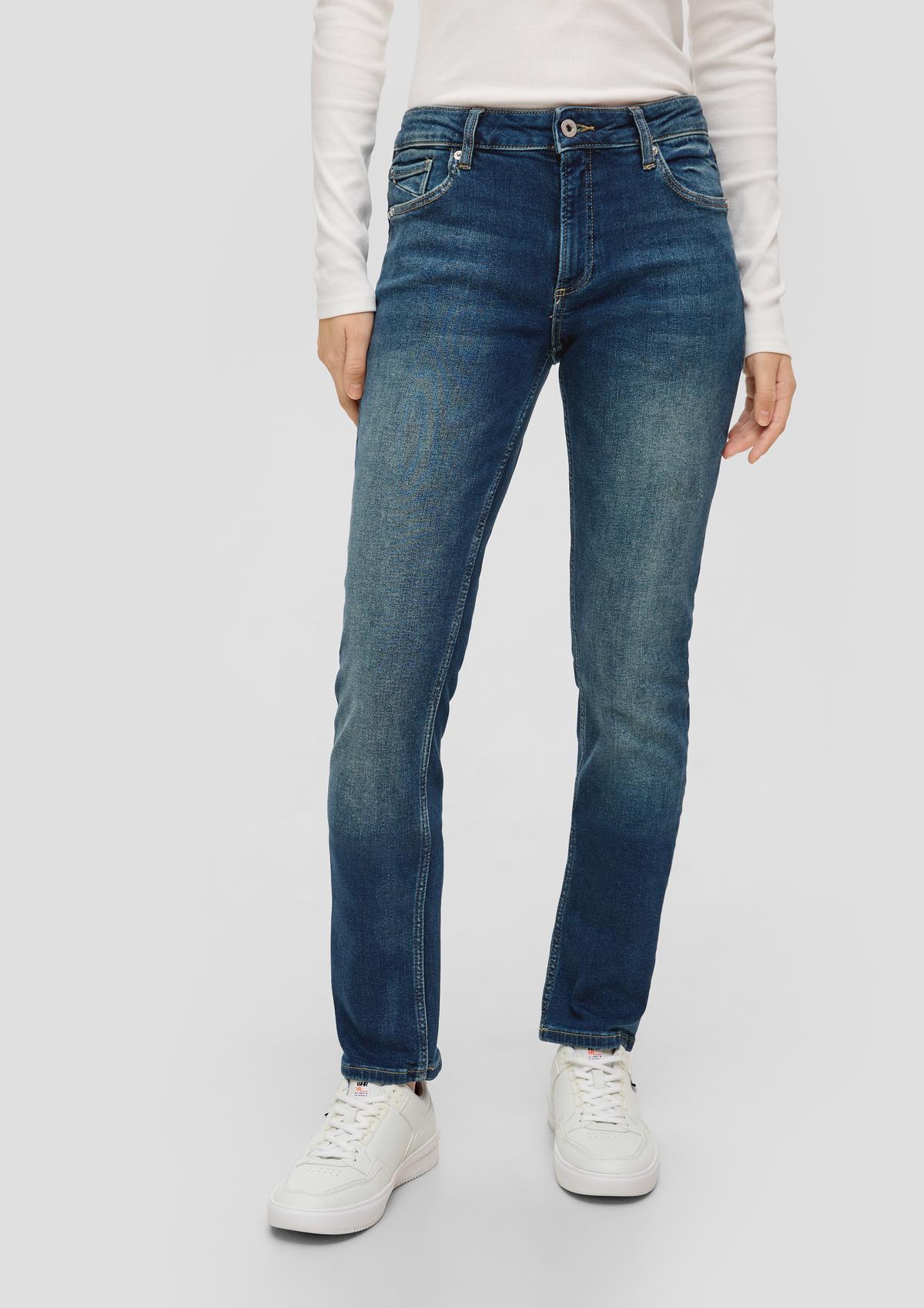 s.Oliver Slim: klasické modré džíny