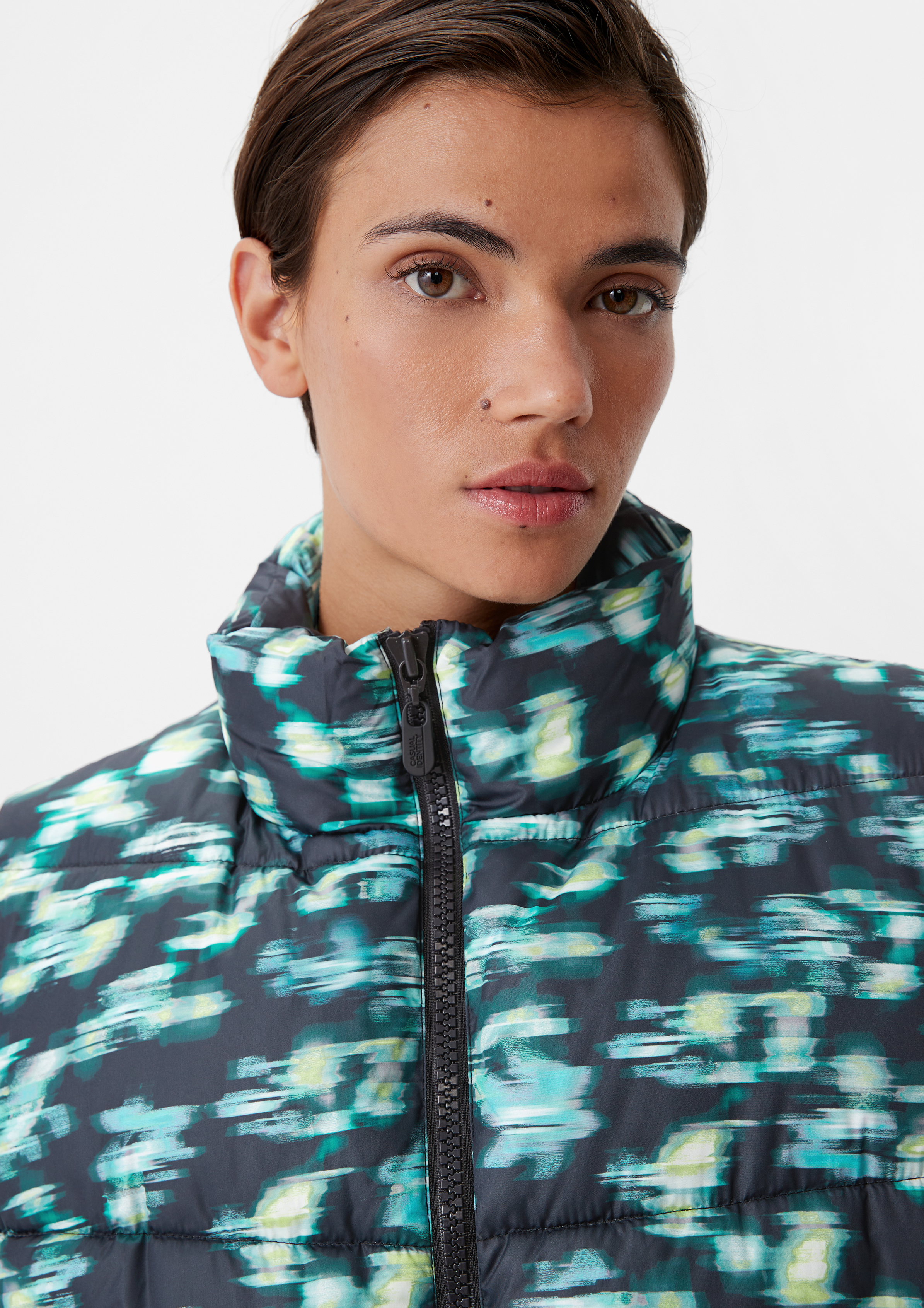 Quilted body warmer with an allover pattern black Comma