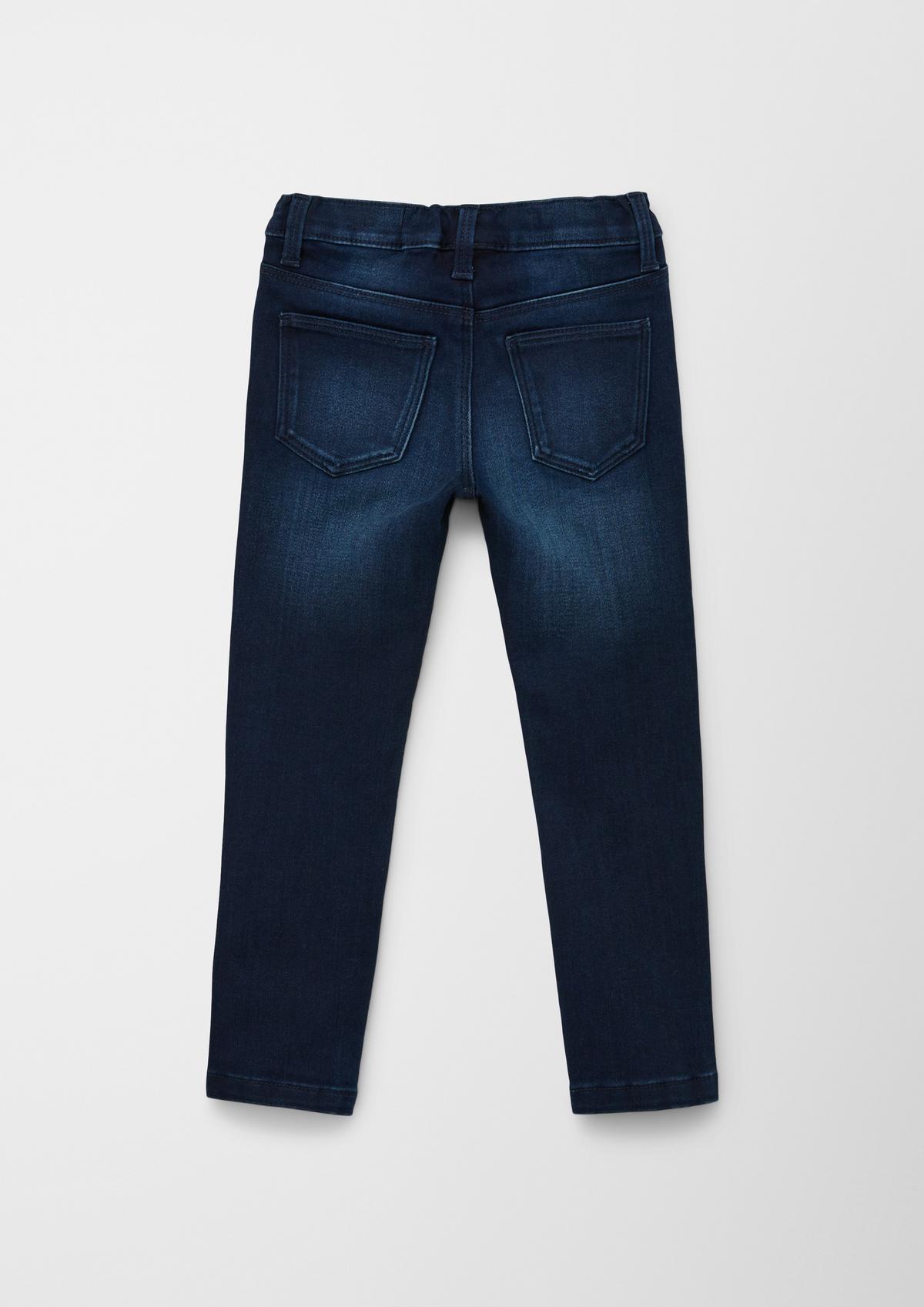 s.Oliver Jeans hlačne pajkice/kroj Slim Fit/High Rise/ozke hlačnice/zvezda iz bleščic