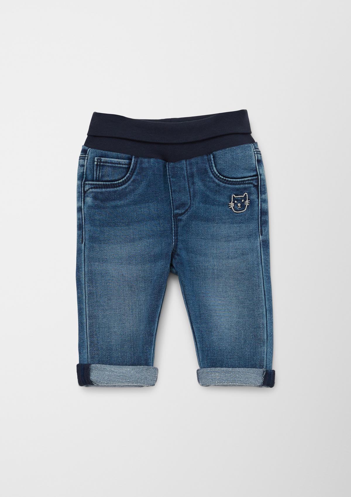 s.Oliver Regular: Jeans im Used-Look