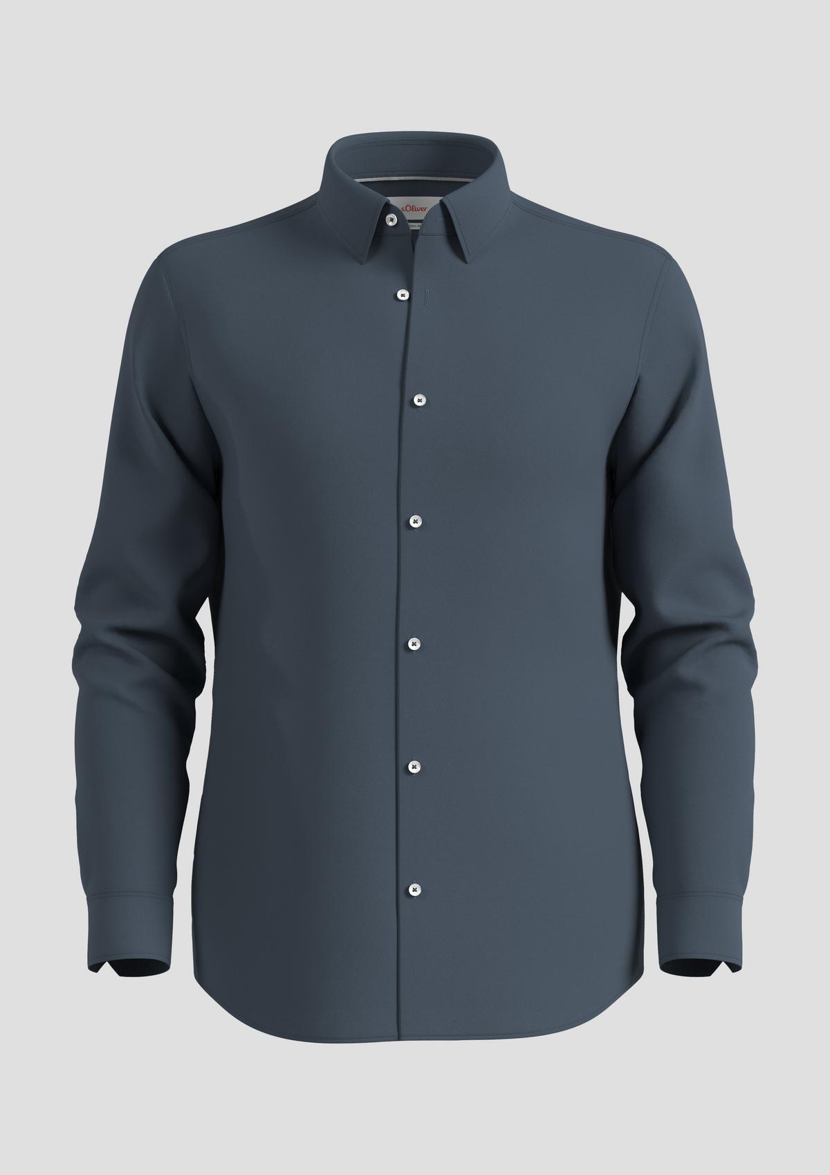 s.Oliver Slim fit: cotton blend shirt