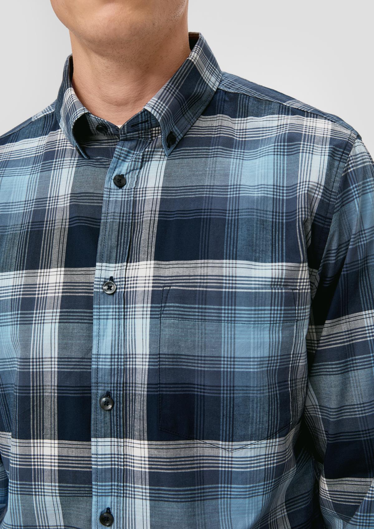 s.Oliver Slim: Hemd aus Baumwollstretch