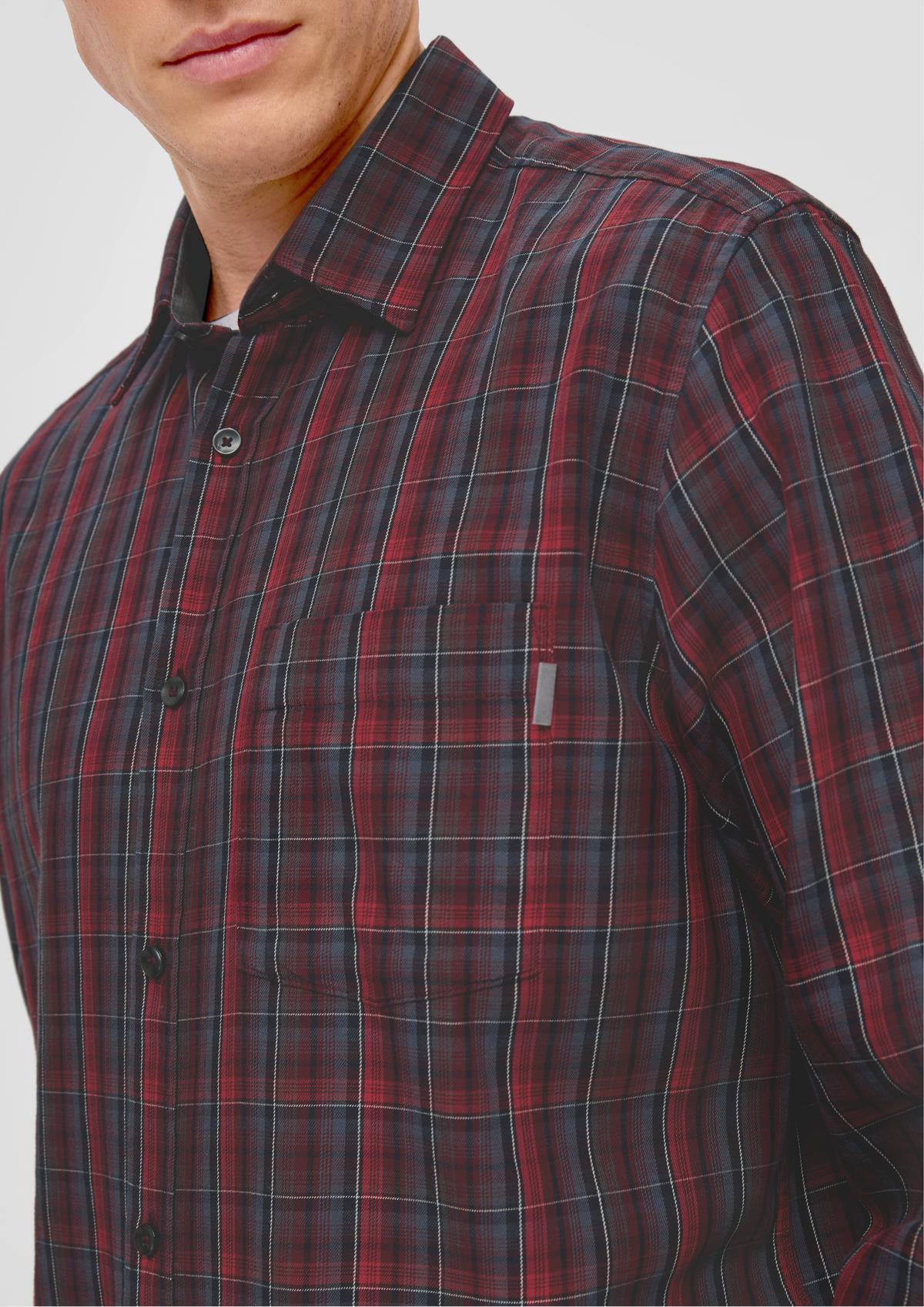 s.Oliver Regular: shirt with a Kent collar