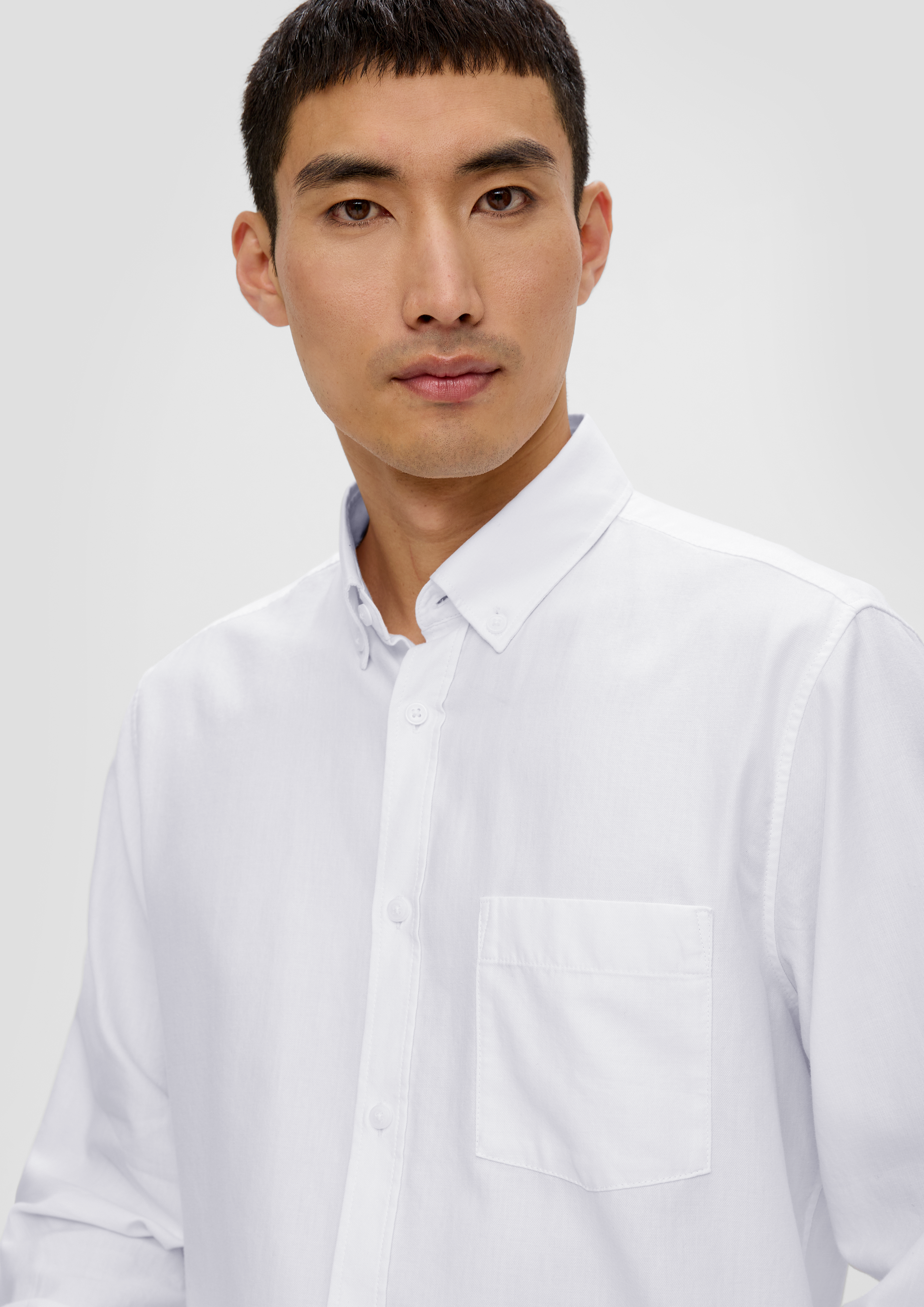 Regular fit Buttondown shirt white s.Oliver