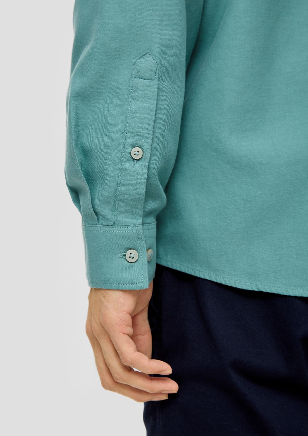 s.Oliver Regular : chemise avec col à pointes boutonnées