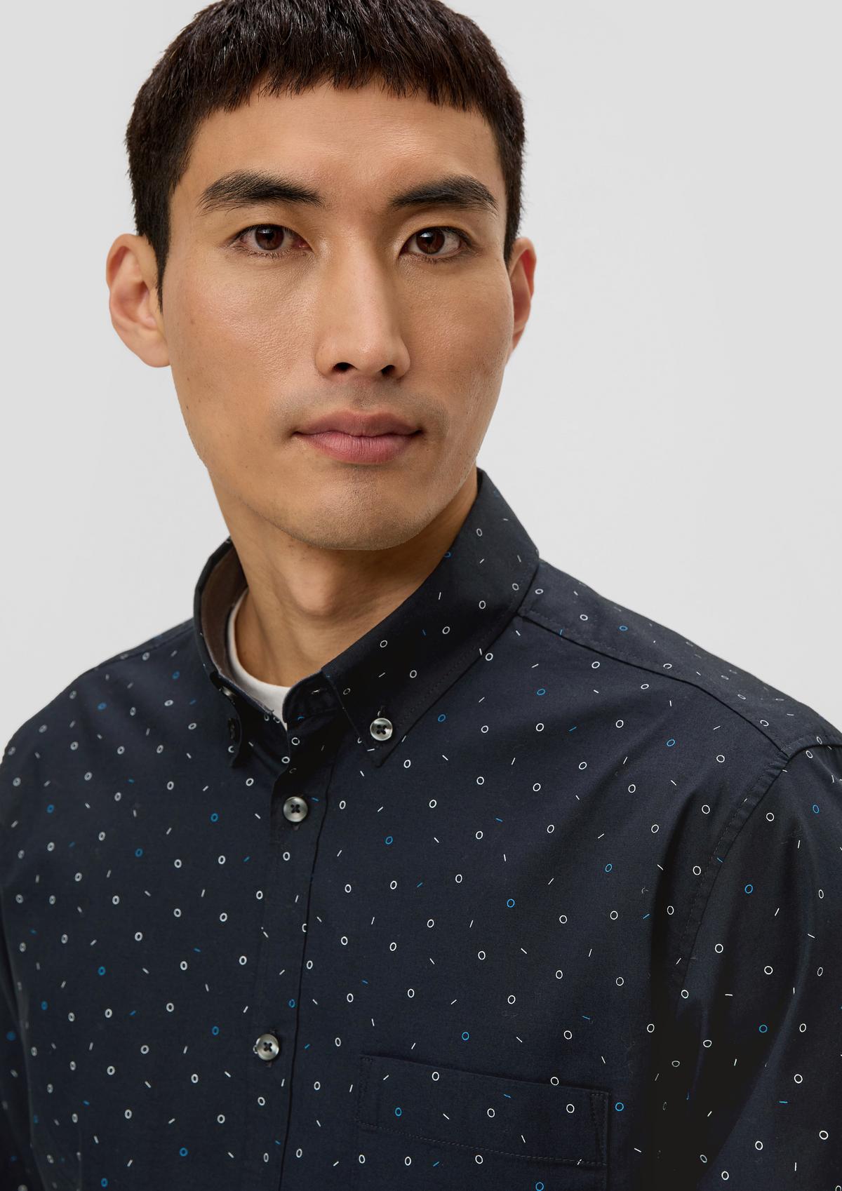 s.Oliver Slim fit: shirt with an all-over print