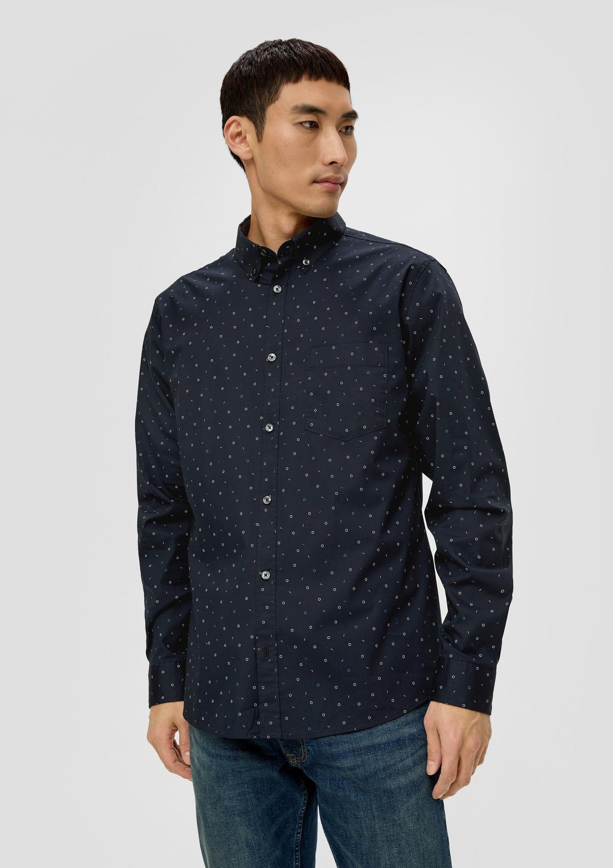 s.Oliver Slim fit: shirt with an all-over print