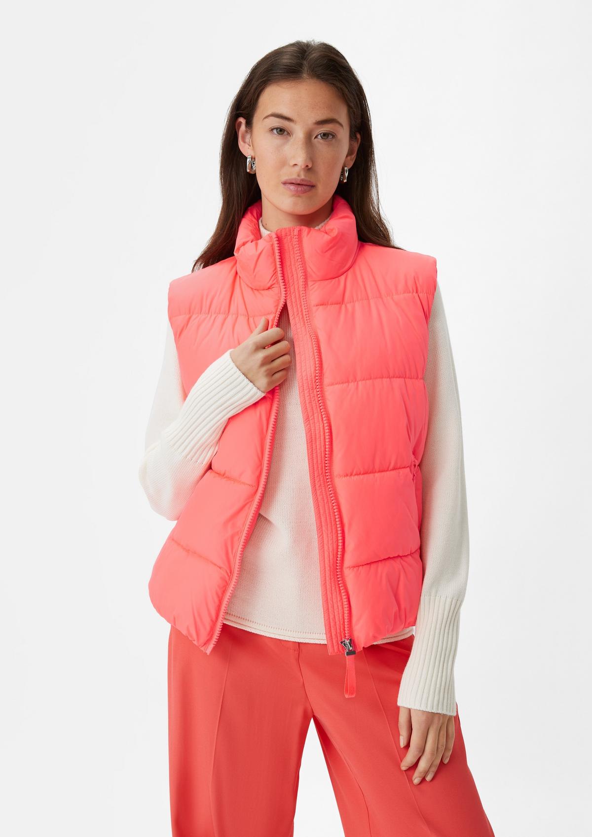 Microfibre quilted body warmer