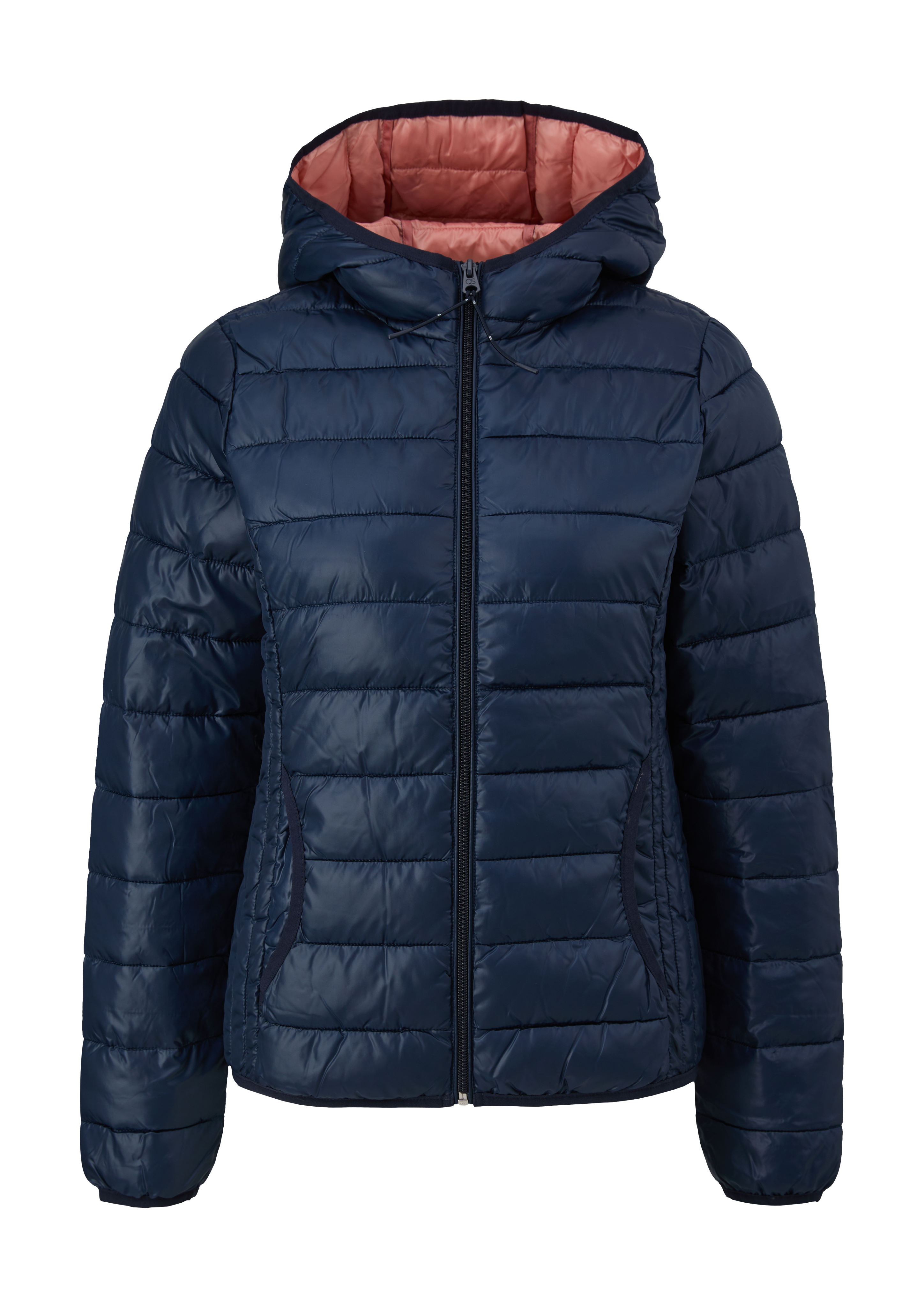 QS - Steppjacke mit Kapuze, Damen, blau