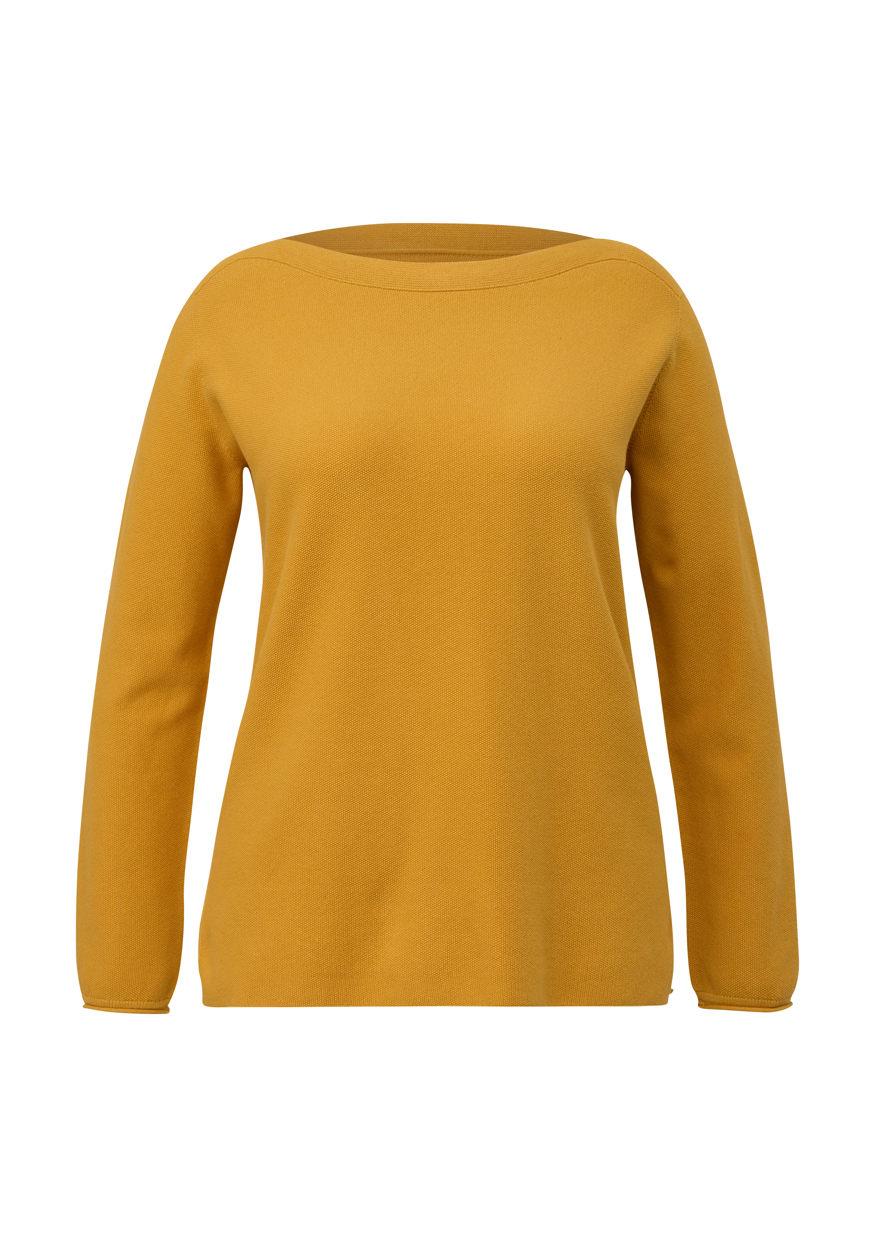 s.Oliver - Strickpullover mit geschlitztem Saum, Damen, gelb