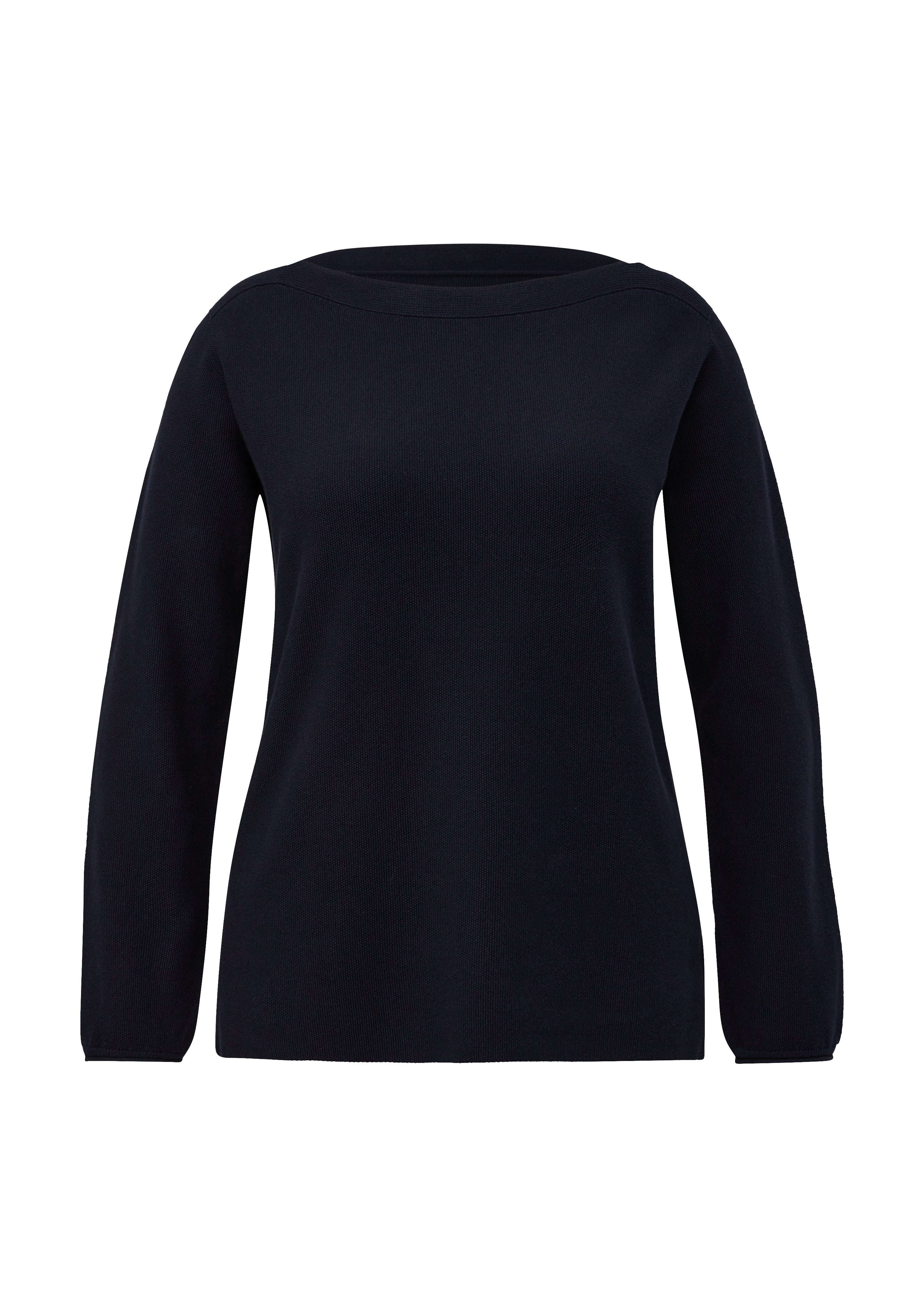 s.Oliver - Strickpullover mit geschlitztem Saum, Damen, blau