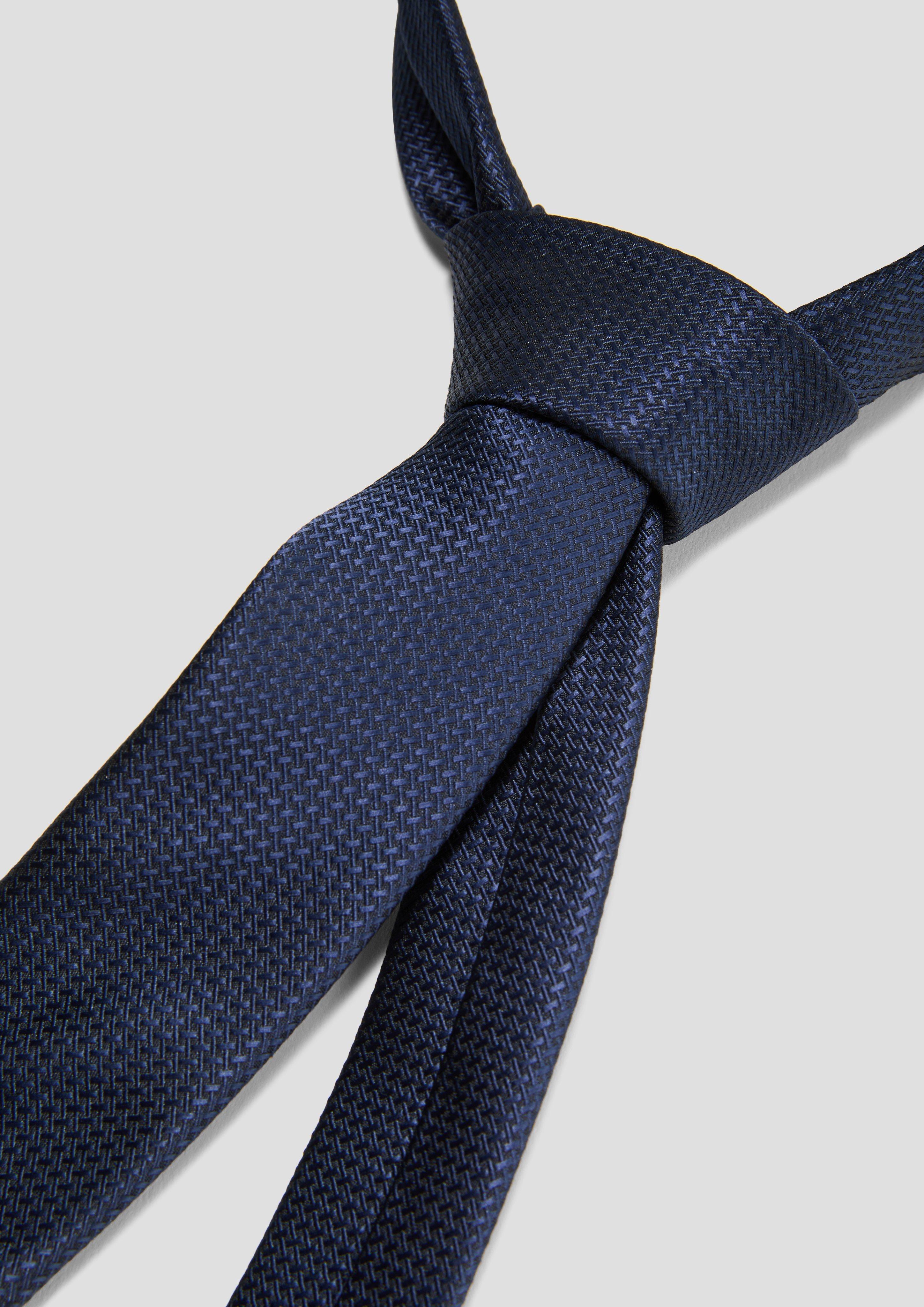 s.Oliver Krawatte mit Musterstruktur
