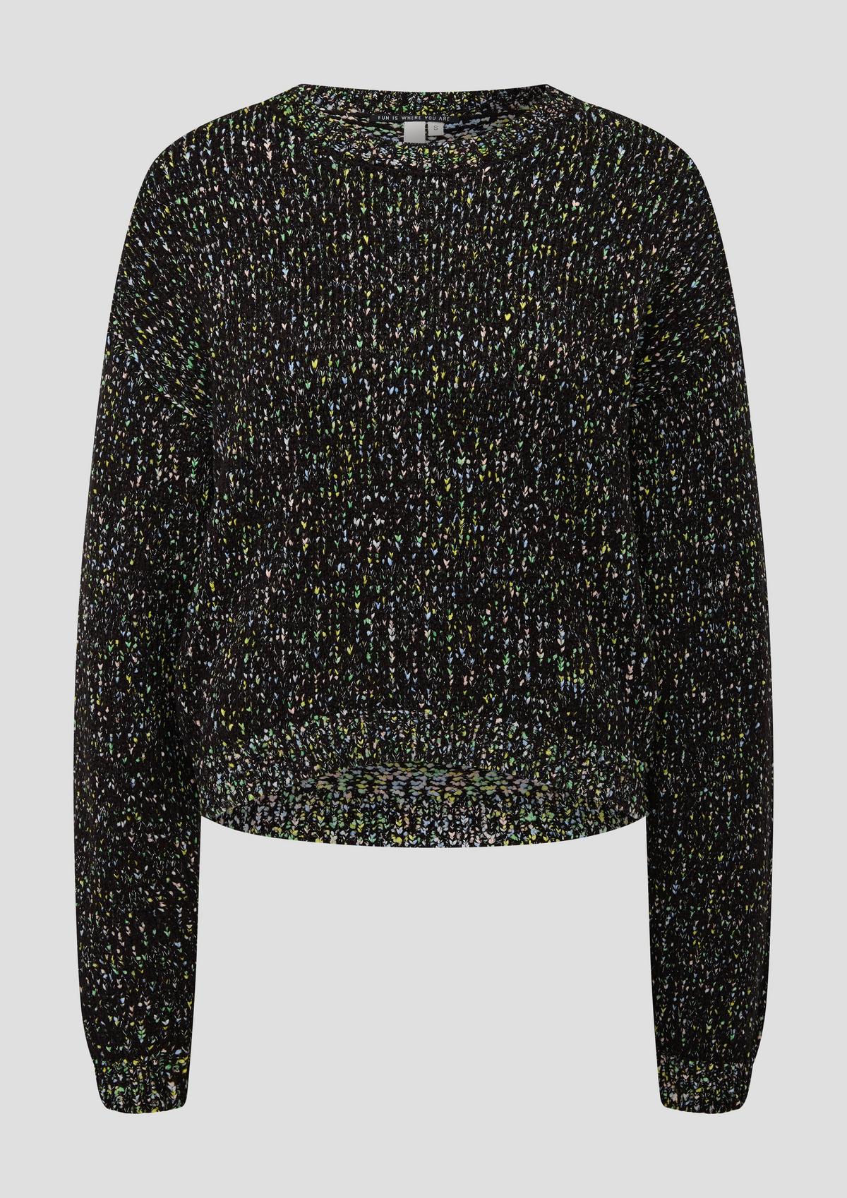 s.Oliver Vícebarevný pletený pulovr s třpytivou přízí