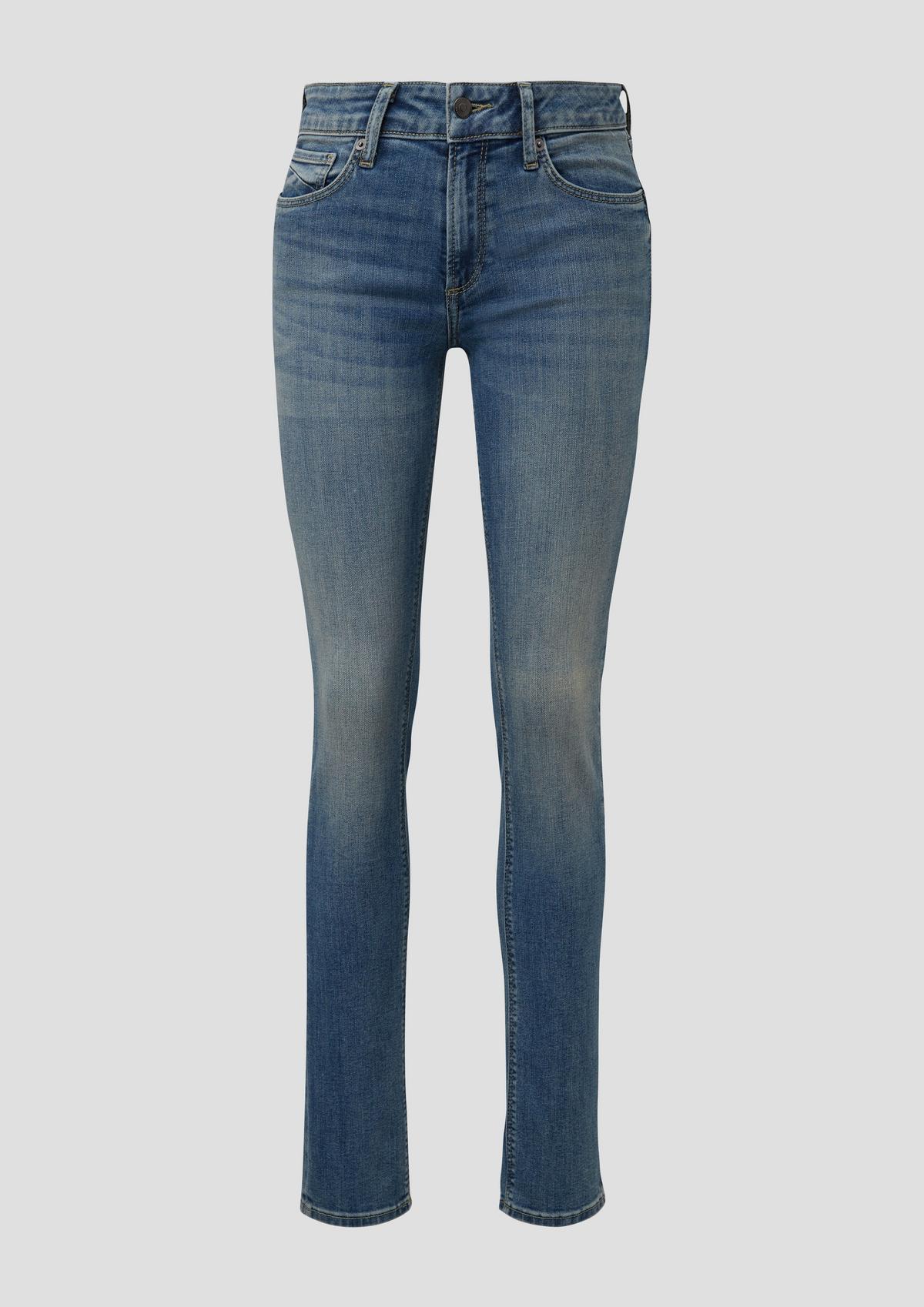 s.Oliver Slim: klasické modré džíny