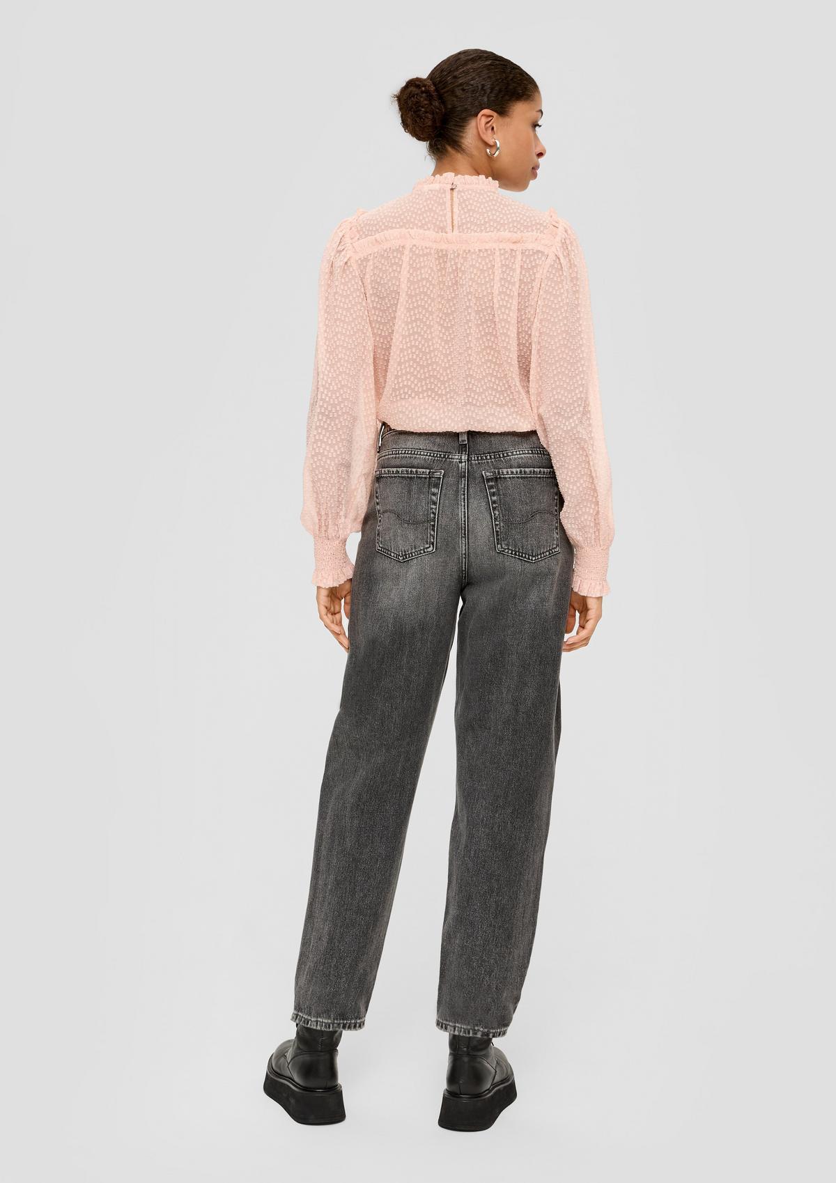 s.Oliver Chiffon blouse with a dobby texture