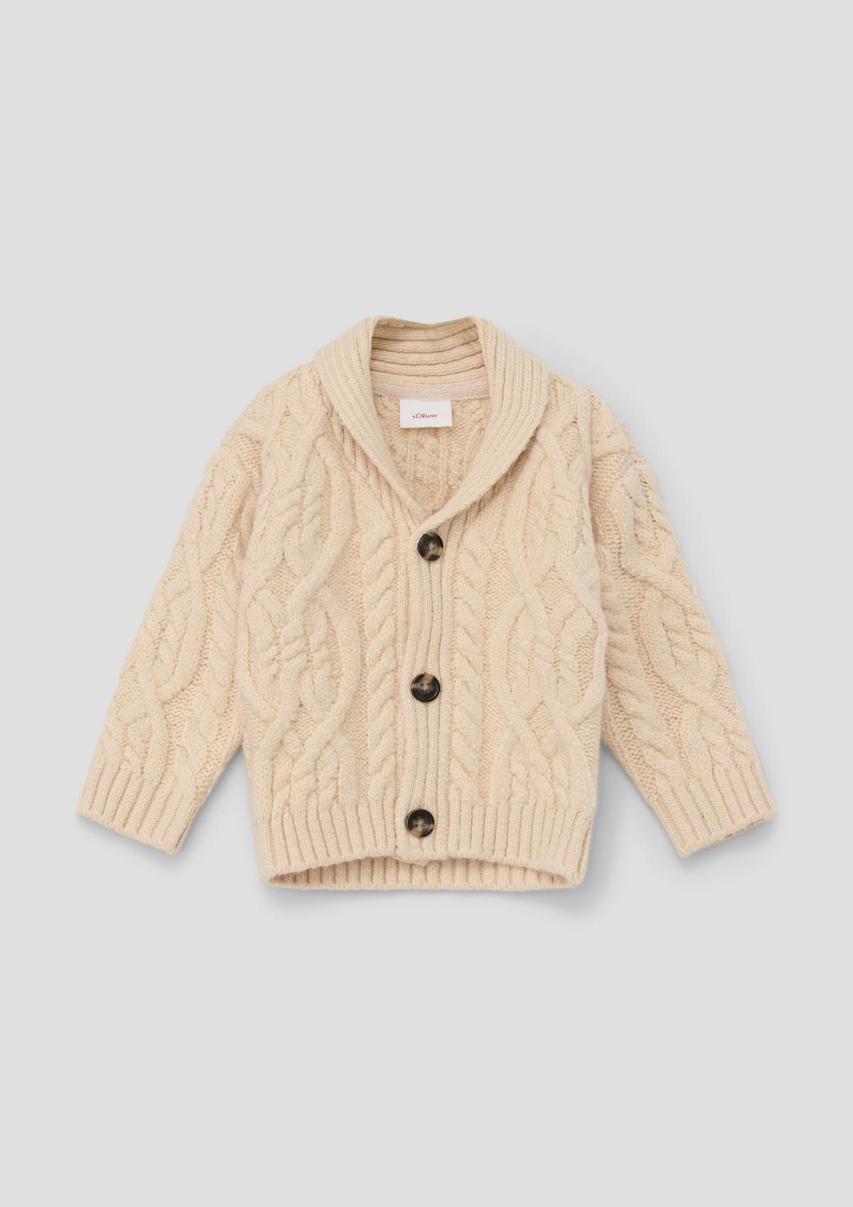 s.Oliver Cardigan with a shawl collar