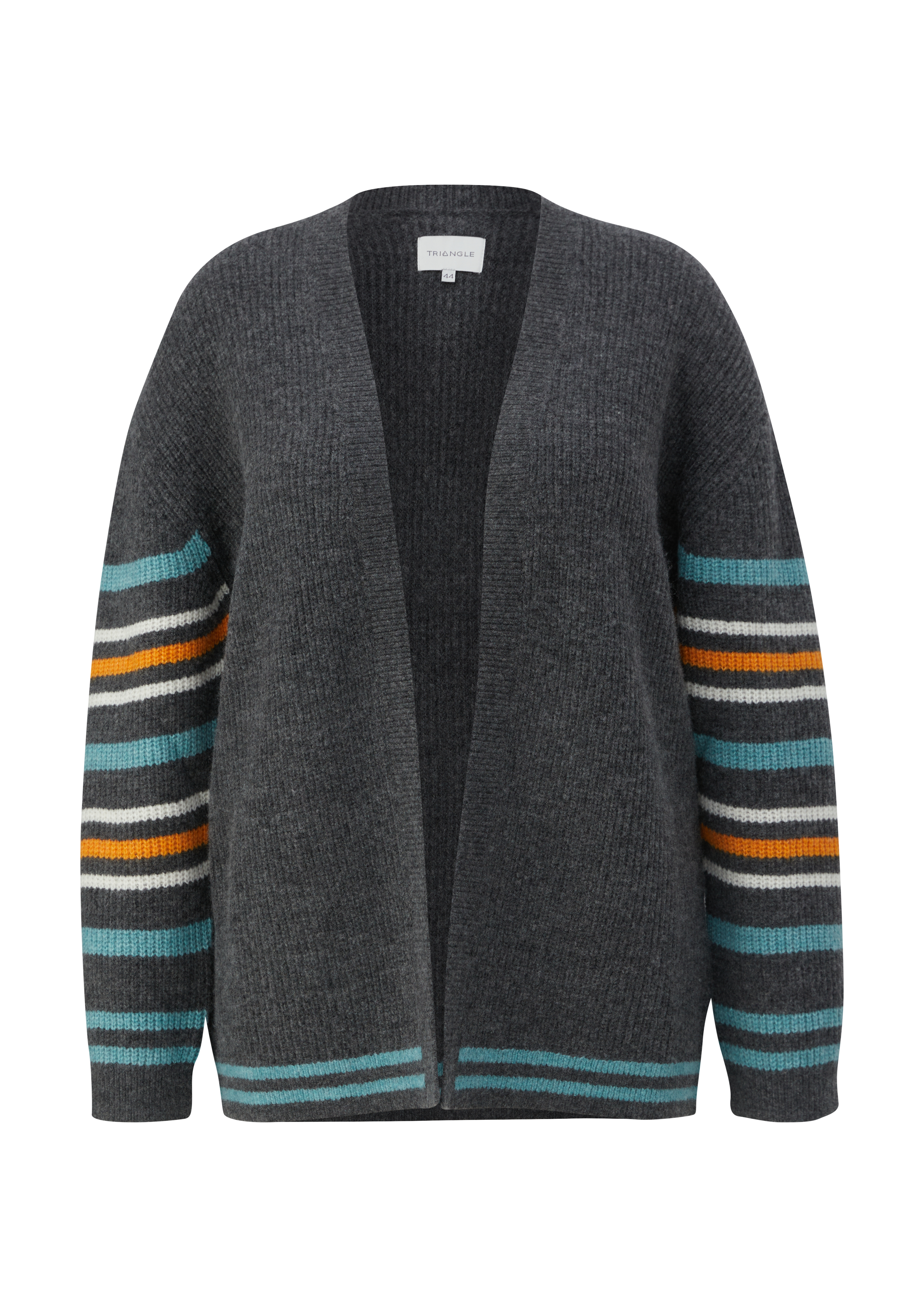 s.Oliver - Cardigan aus Wollmix, Damen, grau