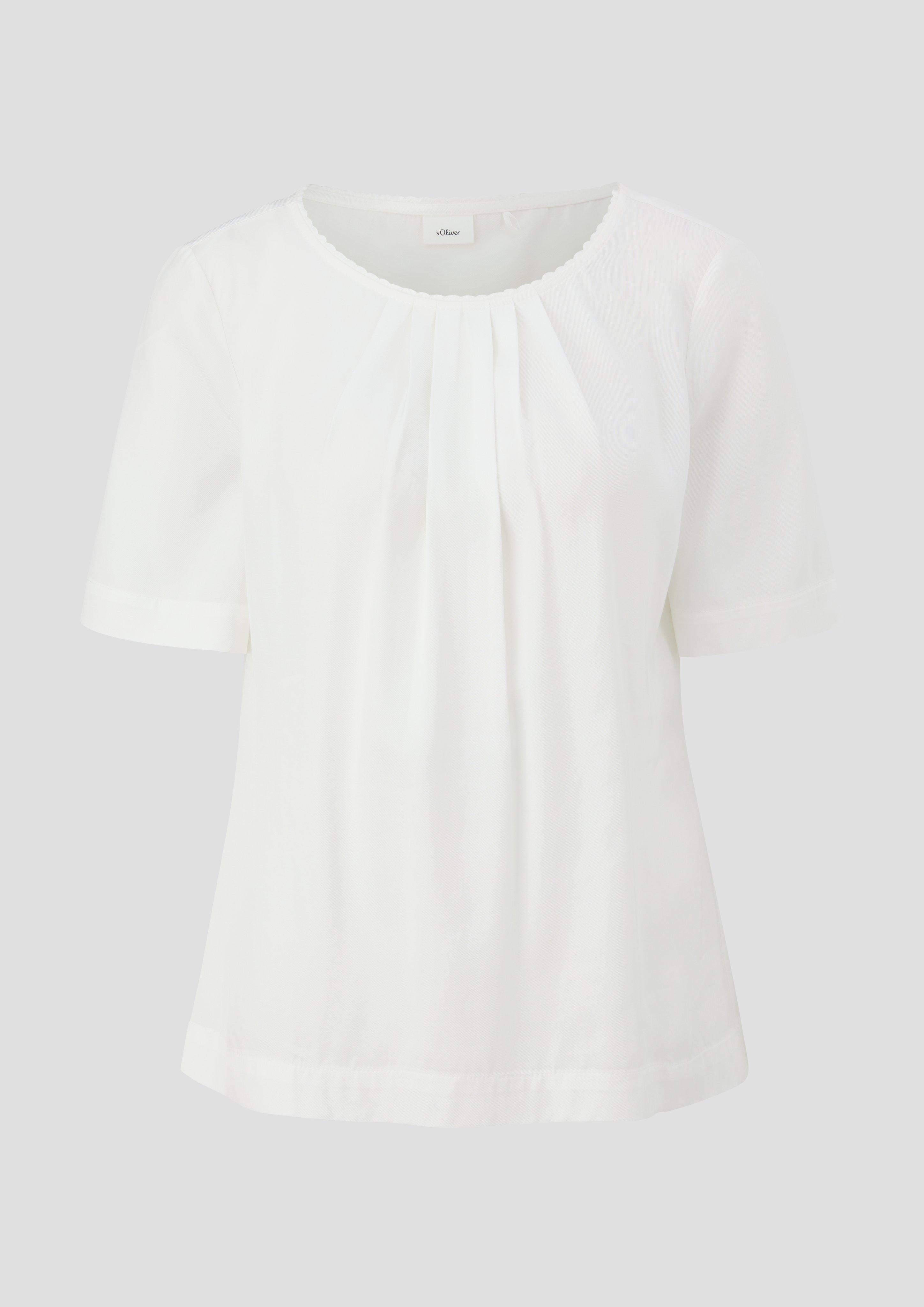 s.Oliver - Bluse aus Viskose, Damen, creme