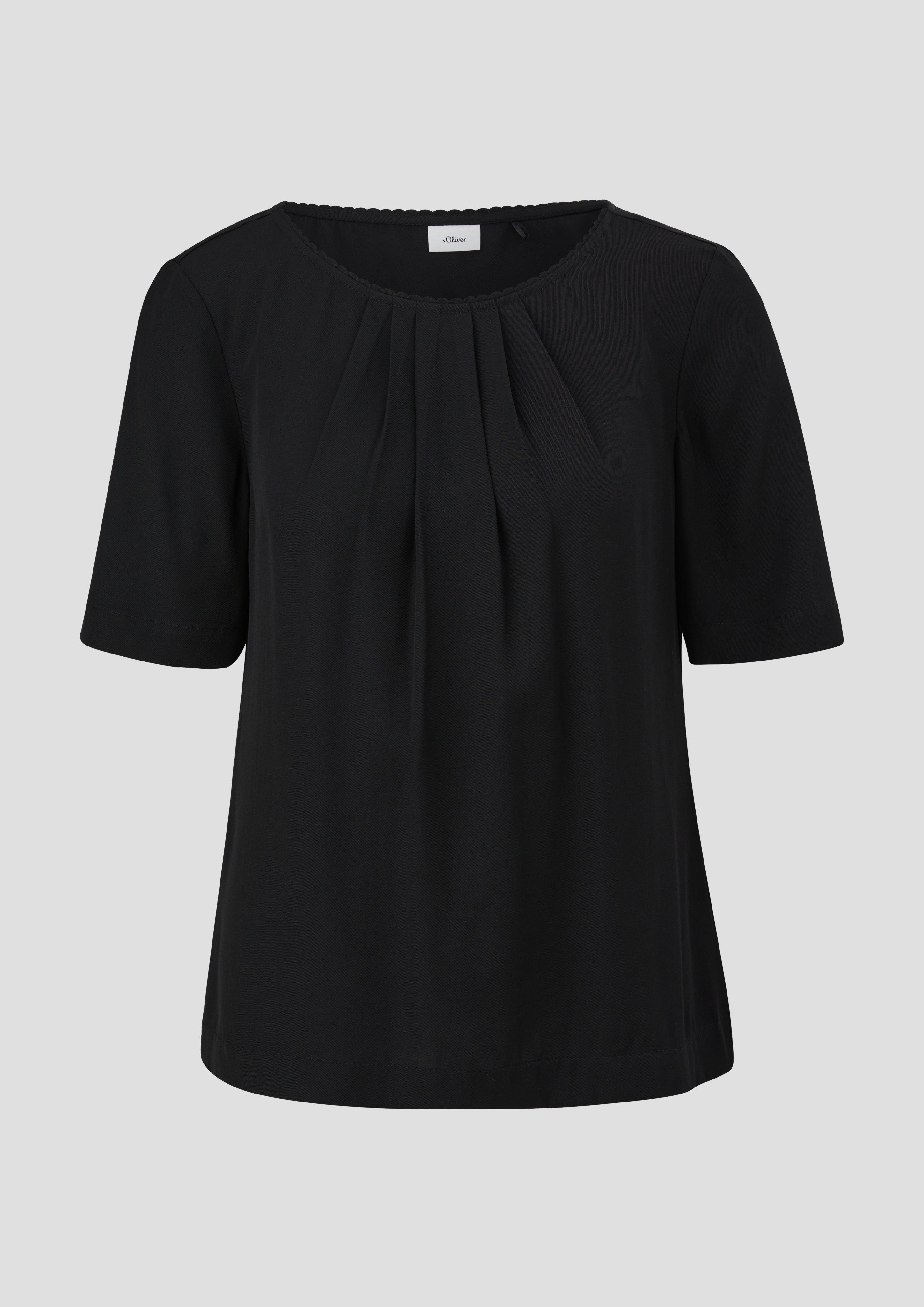 s.Oliver - Bluse aus Viskose, Damen, schwarz