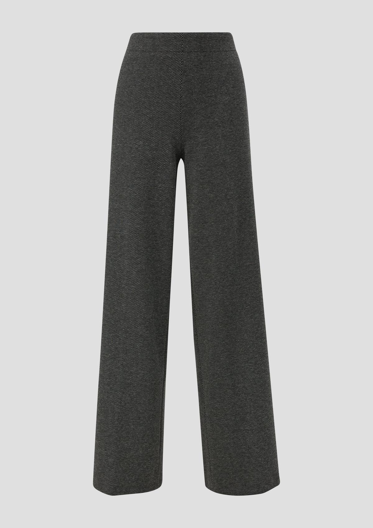 s.Oliver Regular: kalhoty s širokými nohavicemi