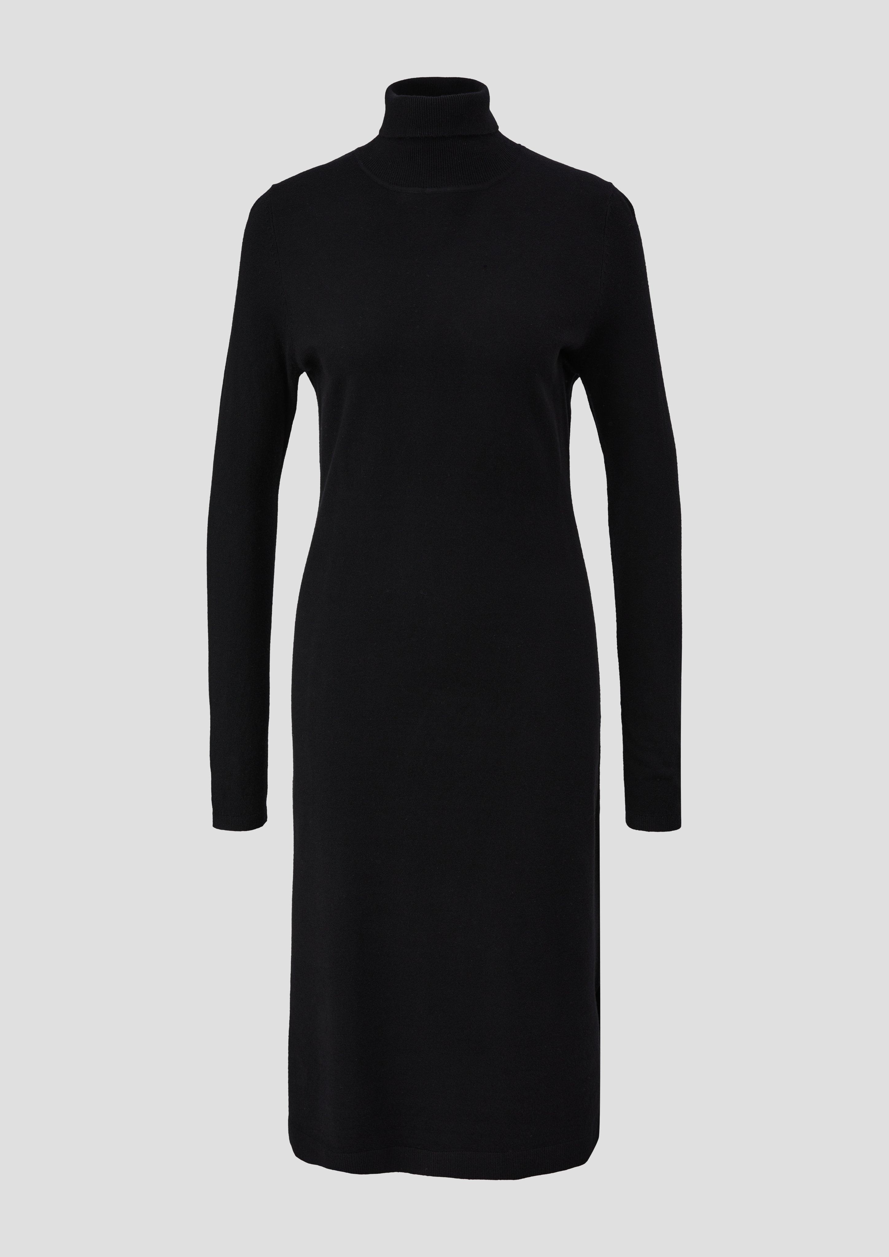 s.Oliver - Strickkleid aus Viskosemix, Damen, schwarz