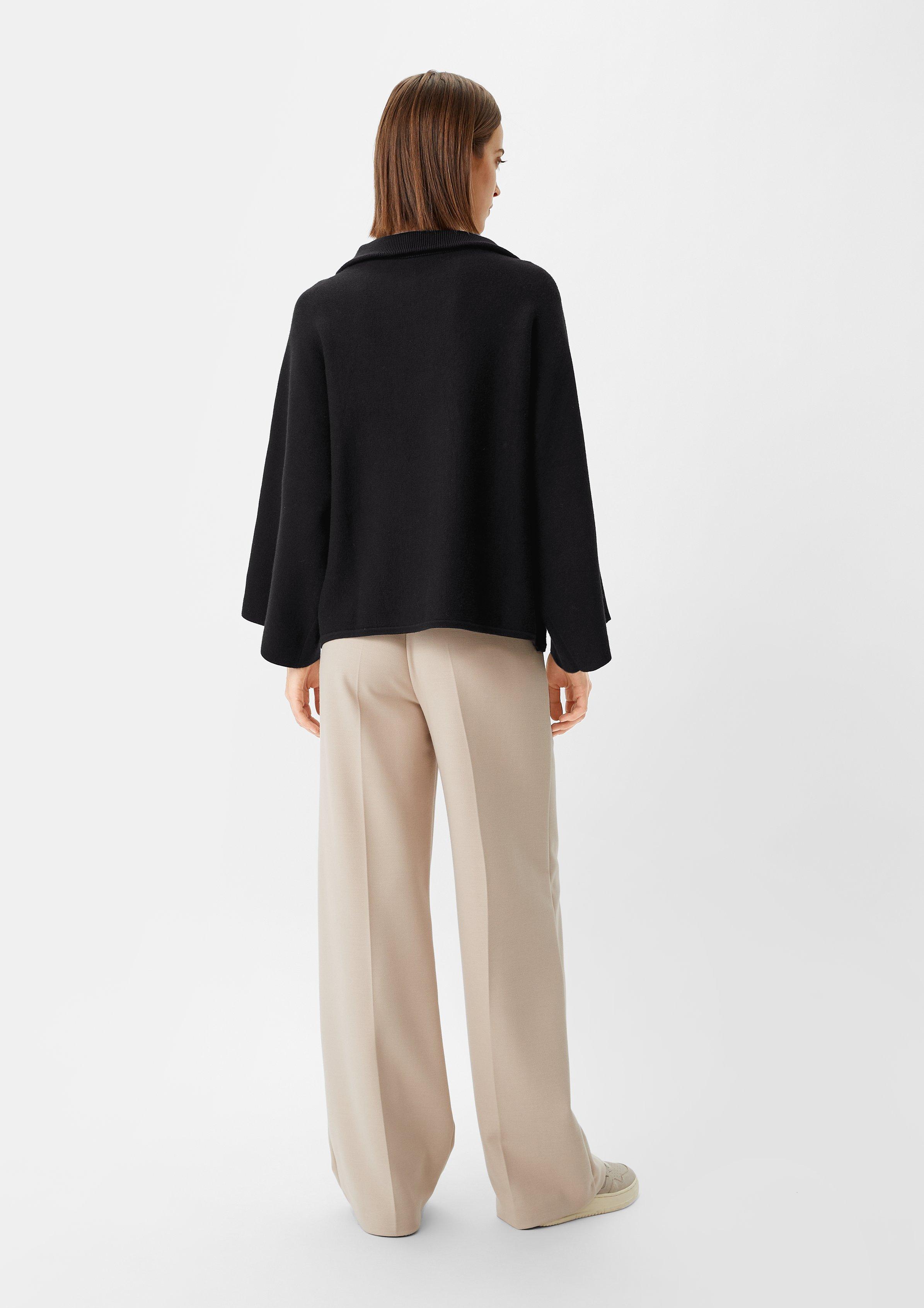 ジャケット・アウター Boa middle poncho Y's stella online Varsity Zip Wool Poncho by rag & bone | Rent the Runway