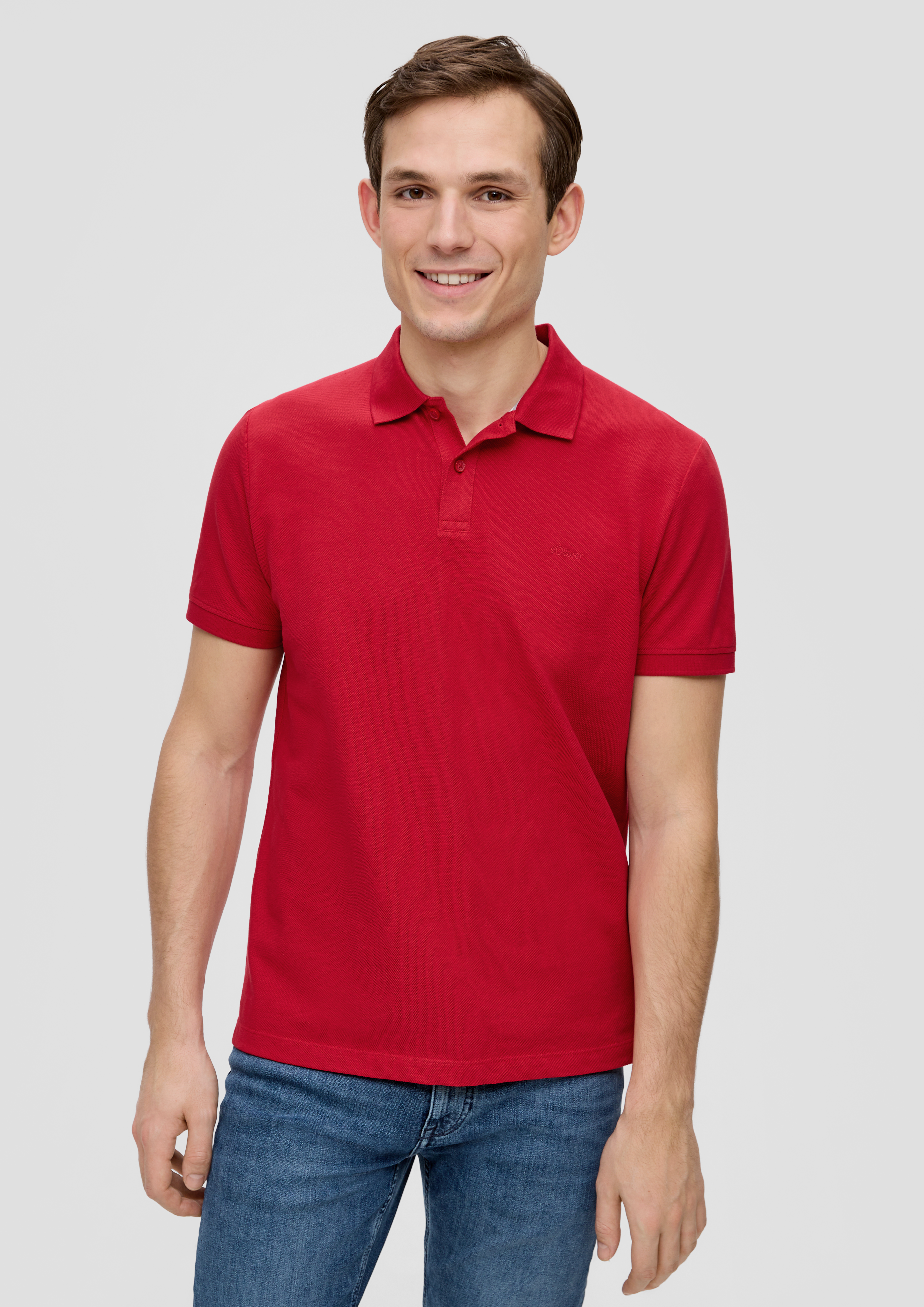 S.Oliver Poloshirt aus Baumwollpiqué