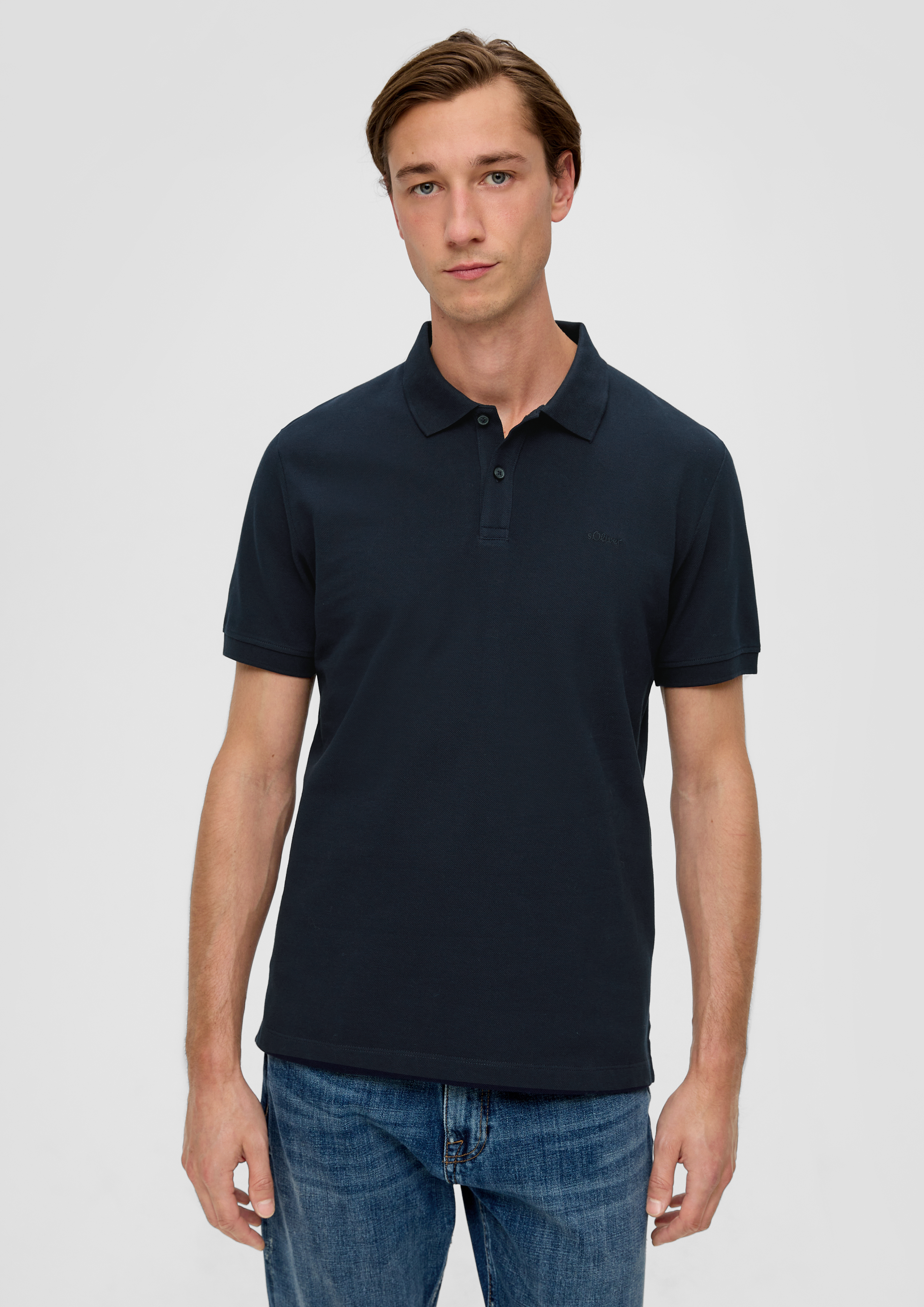 S.Oliver Poloshirt aus Baumwollpiqué