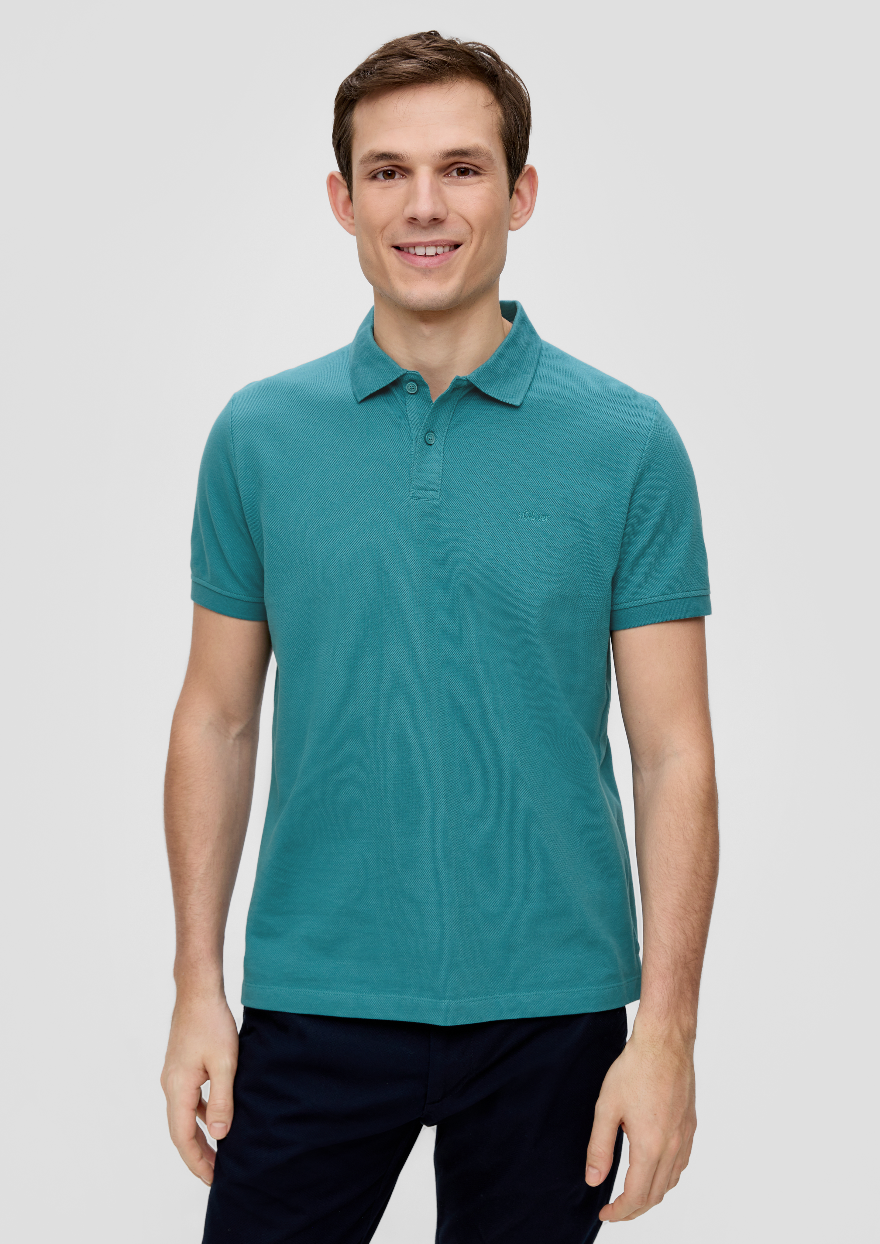 S.Oliver Poloshirt aus Baumwollpiqué