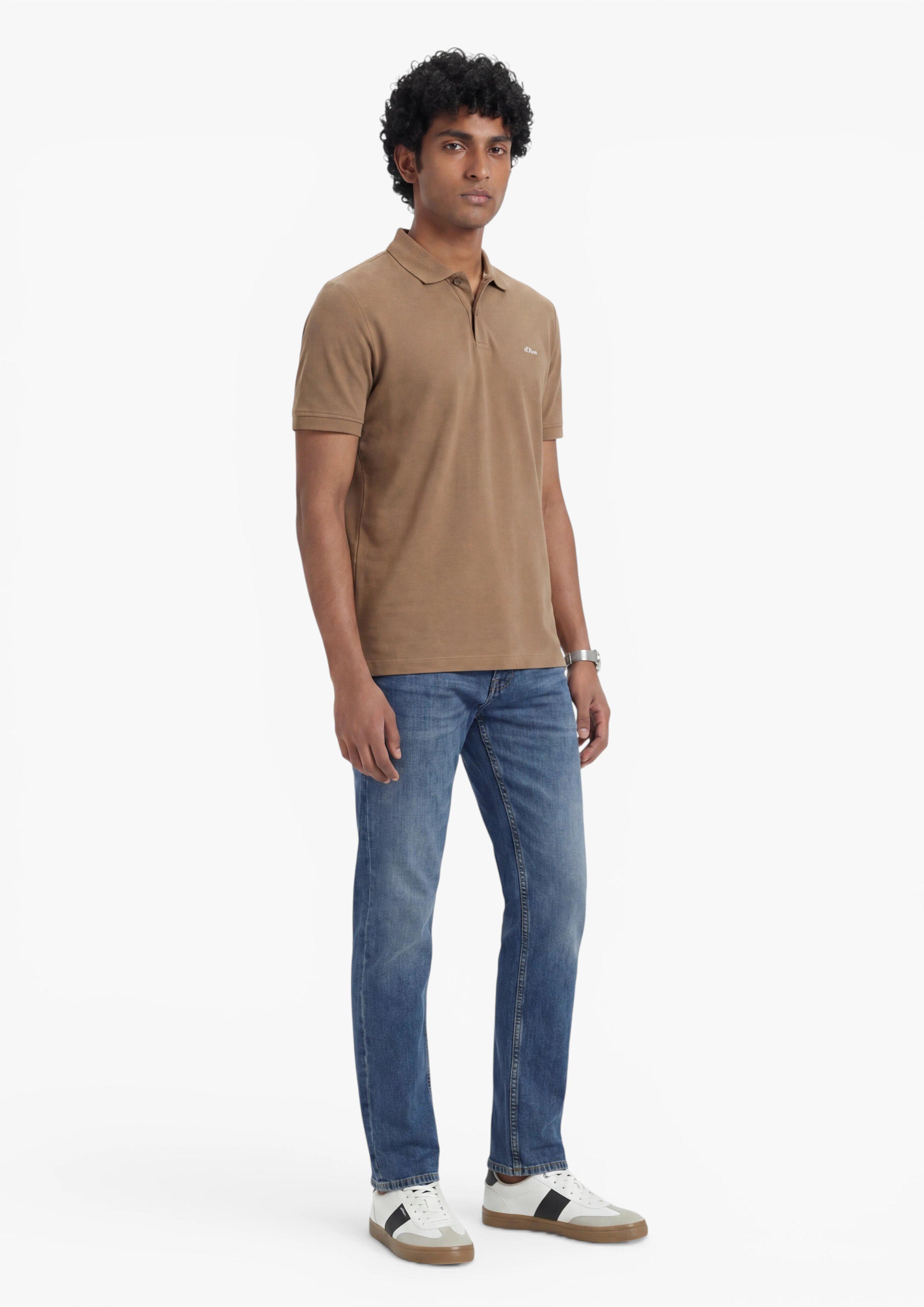 Hommes Polo en brun de s.Oliver