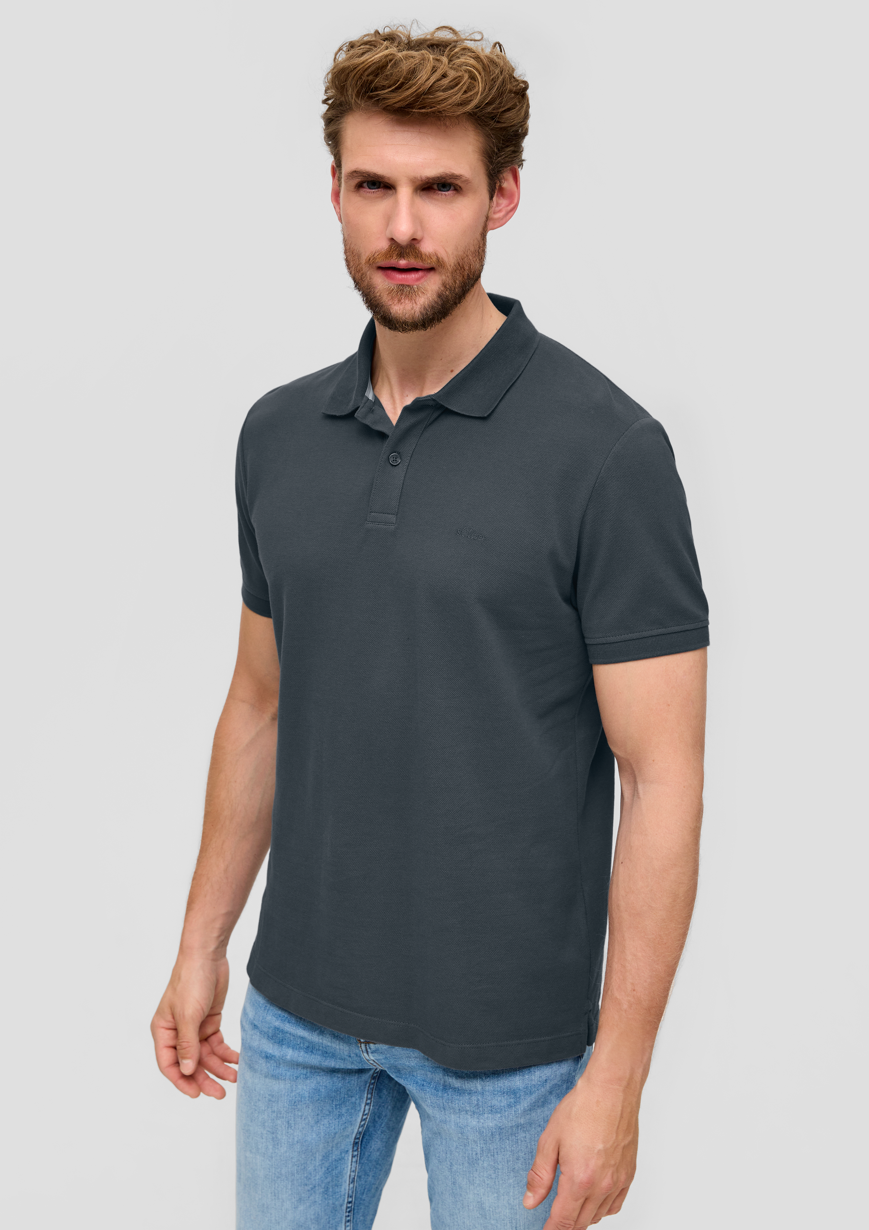 S.Oliver Poloshirt aus Baumwollpiqué