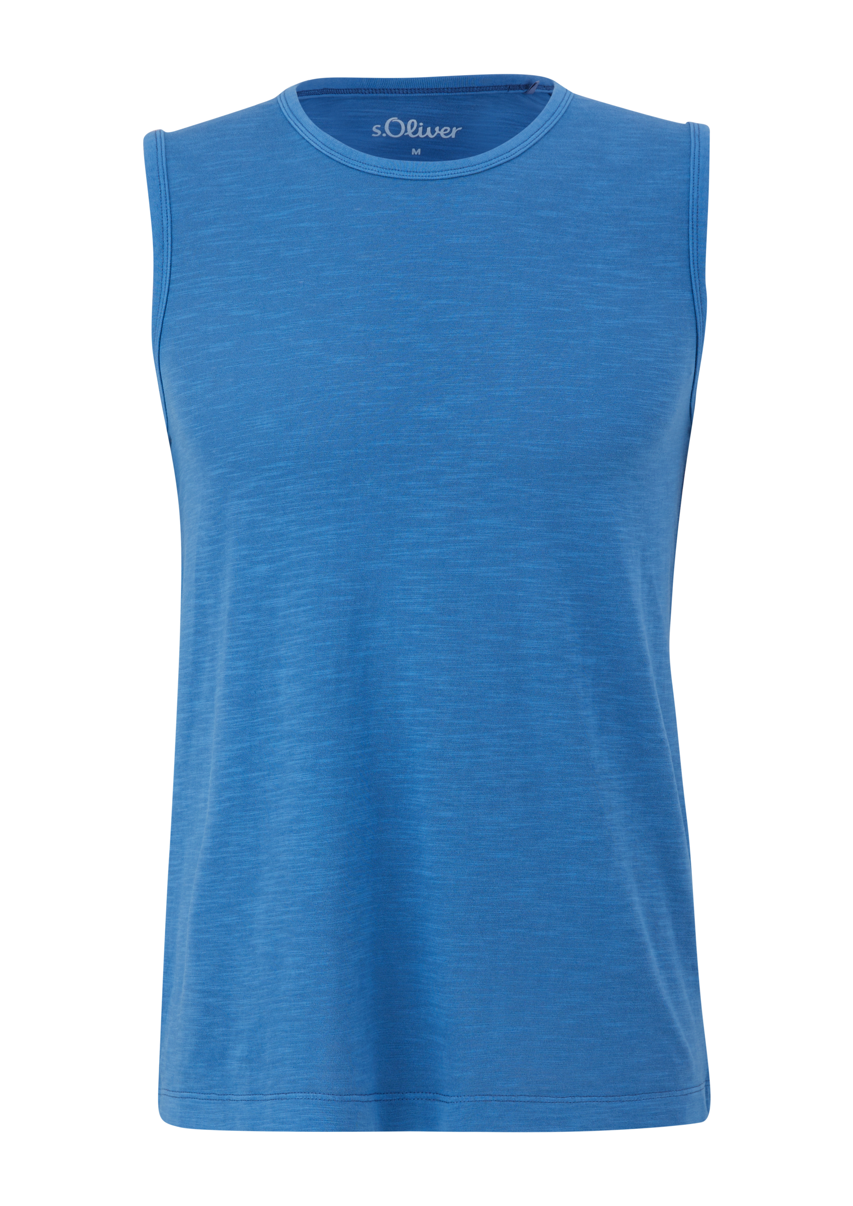 s.Oliver - Tanktop aus Baumwolle, Herren, blau