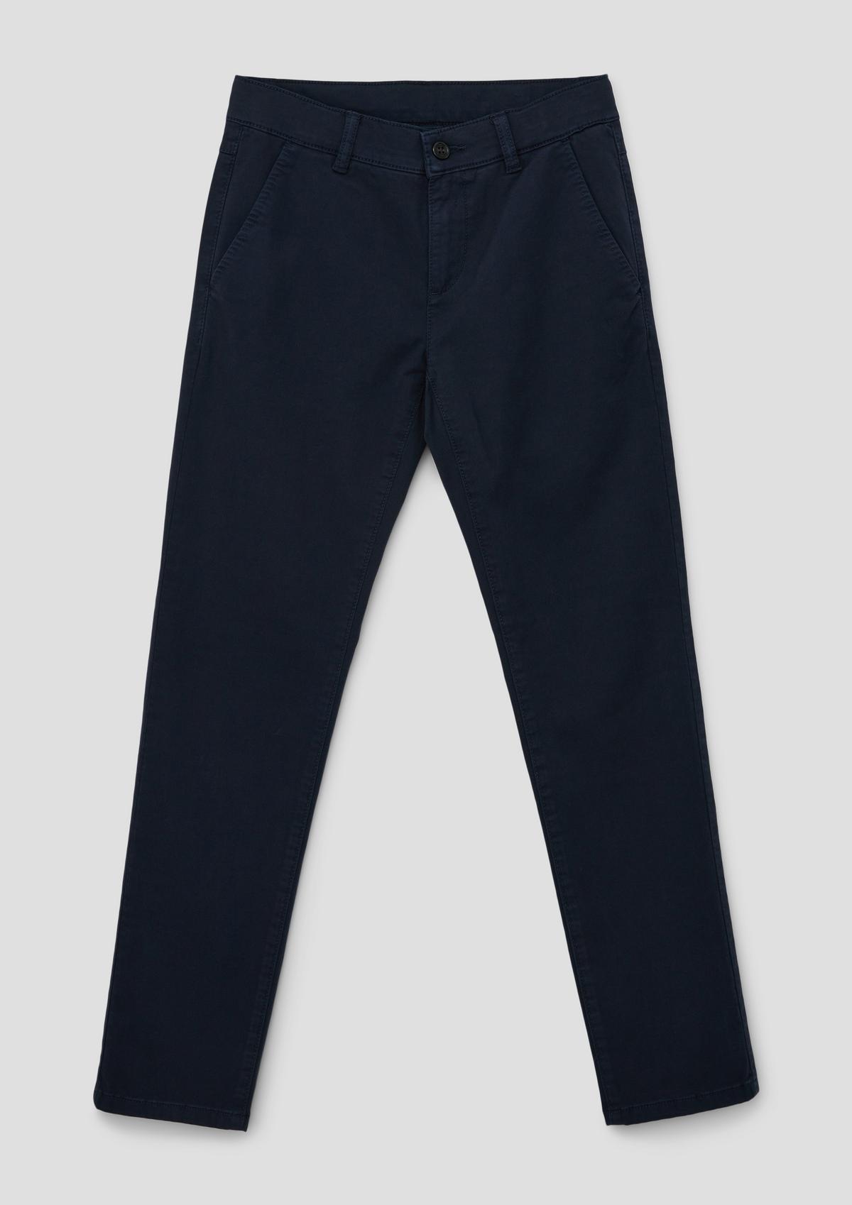 s.Oliver Slim: Garment-dyed twill broek