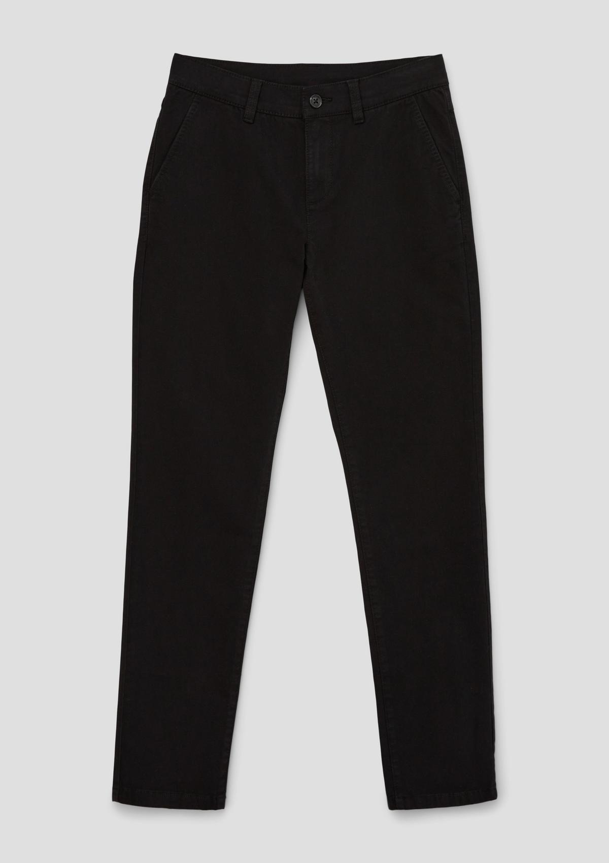 s.Oliver Slim fit: garment-dyed twill trousers
