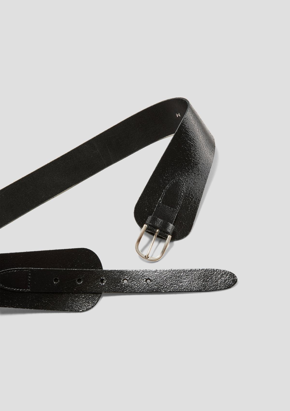 s.Oliver Patent leather belt