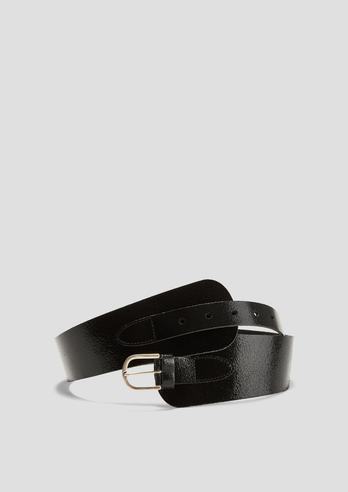 s.Oliver Patent leather belt