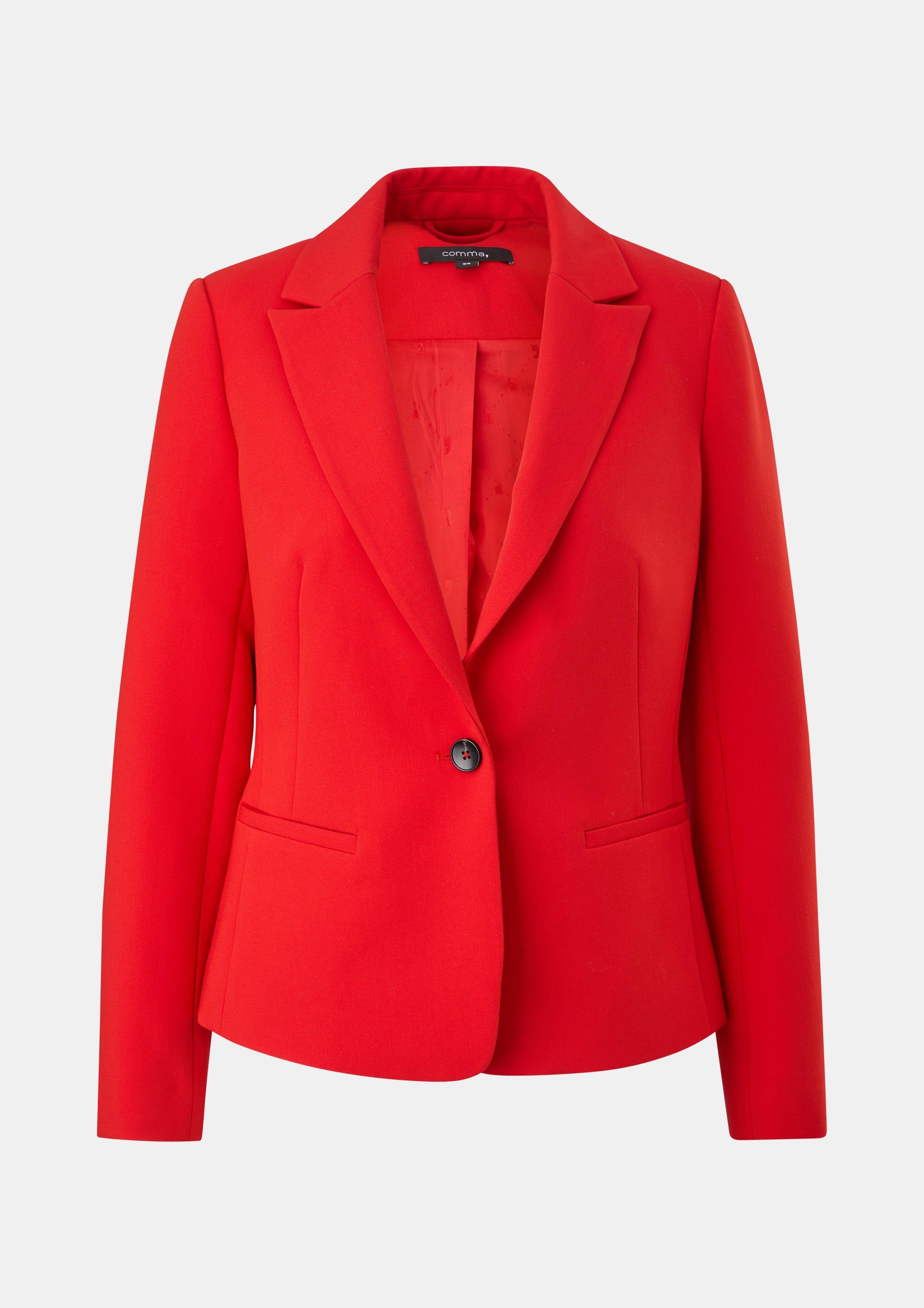 Blazer mit leichtem Futter - chilirot | Comma