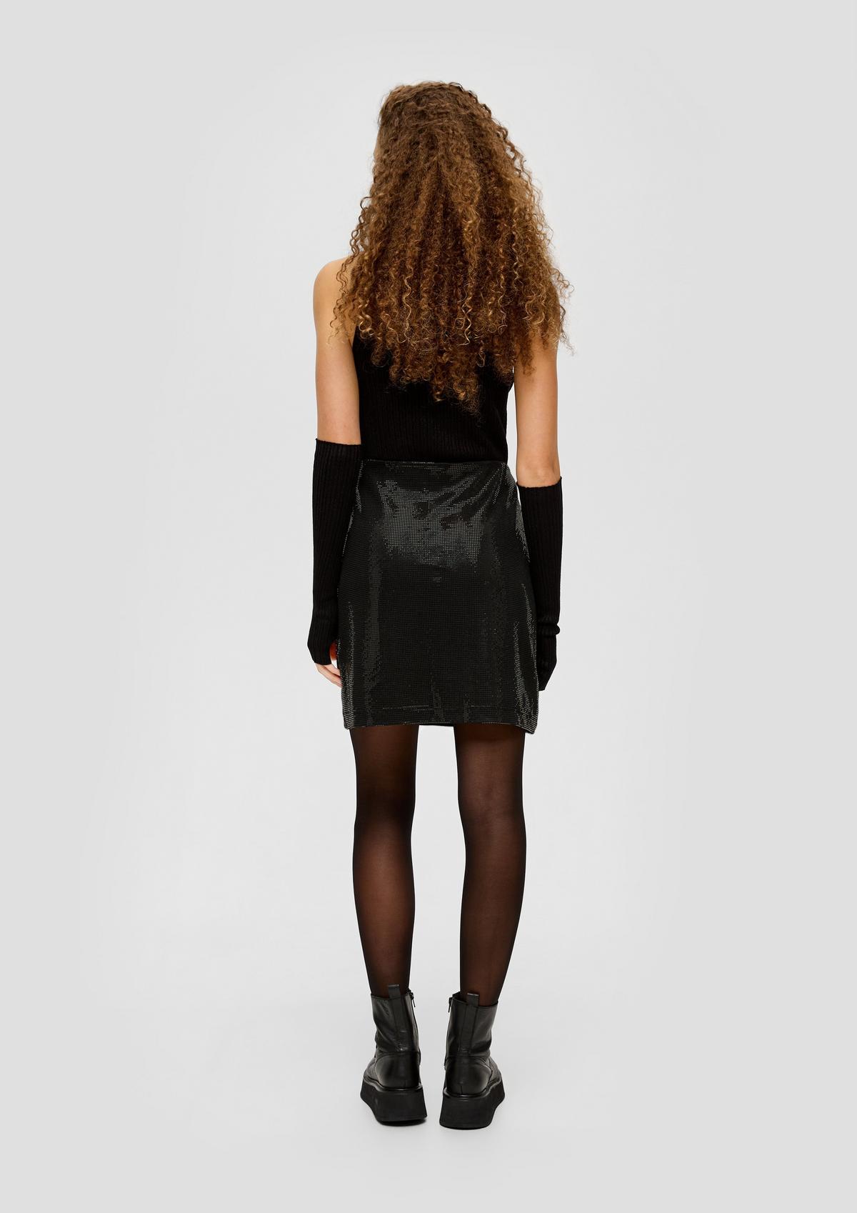 s.Oliver Short skirt with sequins