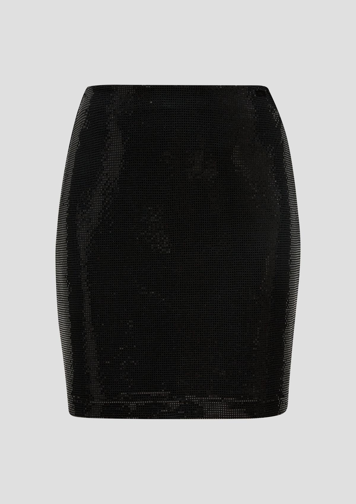 s.Oliver Short skirt with sequins