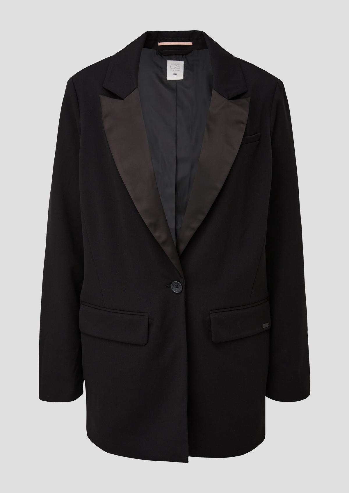 s.Oliver Blazer with a satin collar