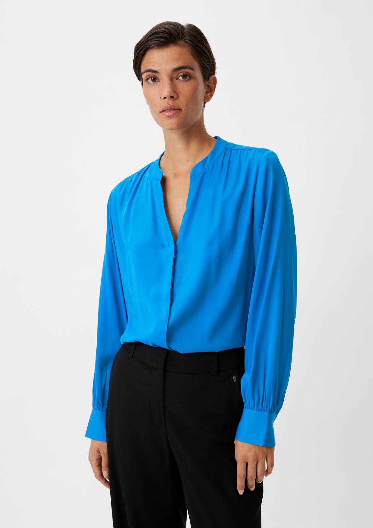 comma Satin blouse in a viscose blend