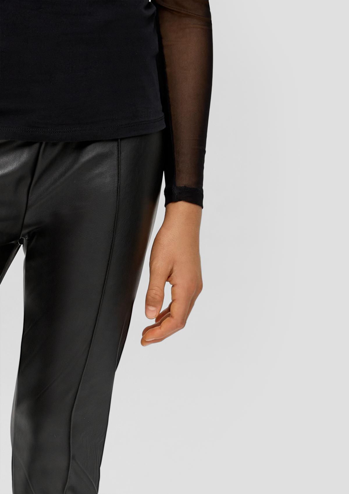 s.Oliver Slim fit: faux leather leggings