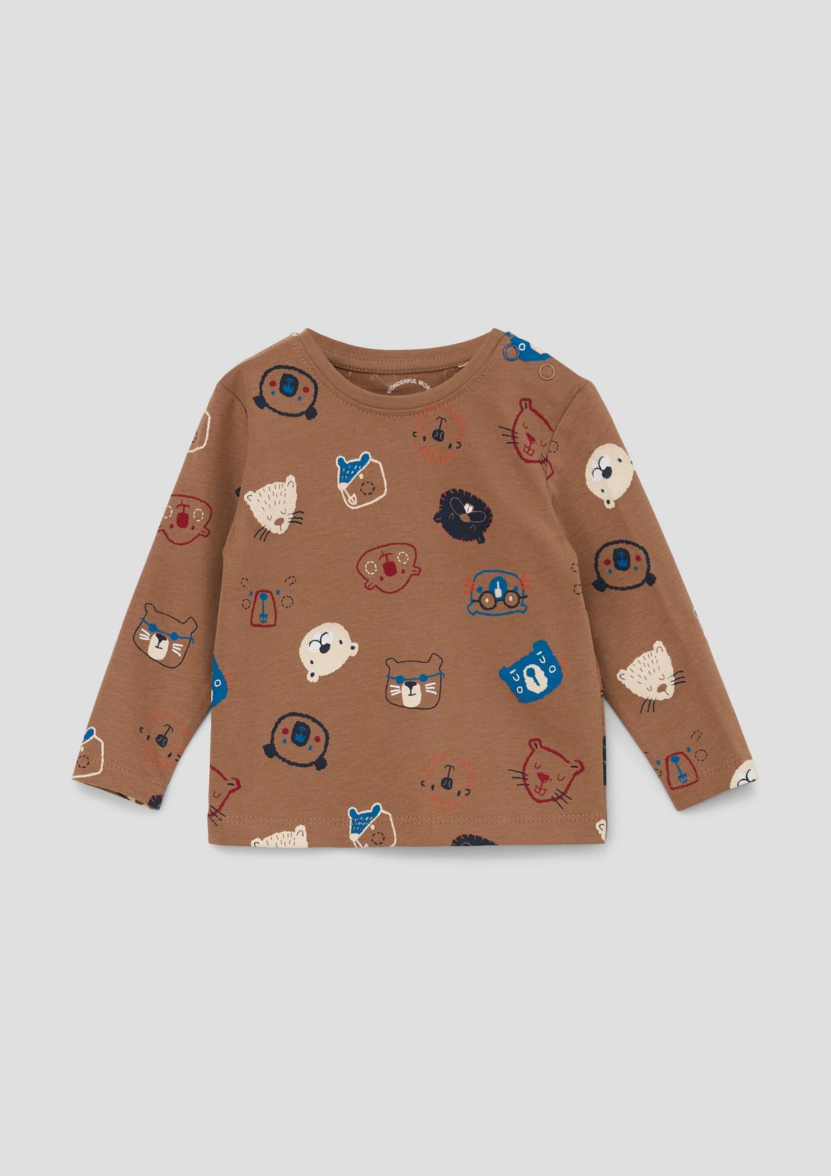 s.Oliver Long sleeve top with an all-over print