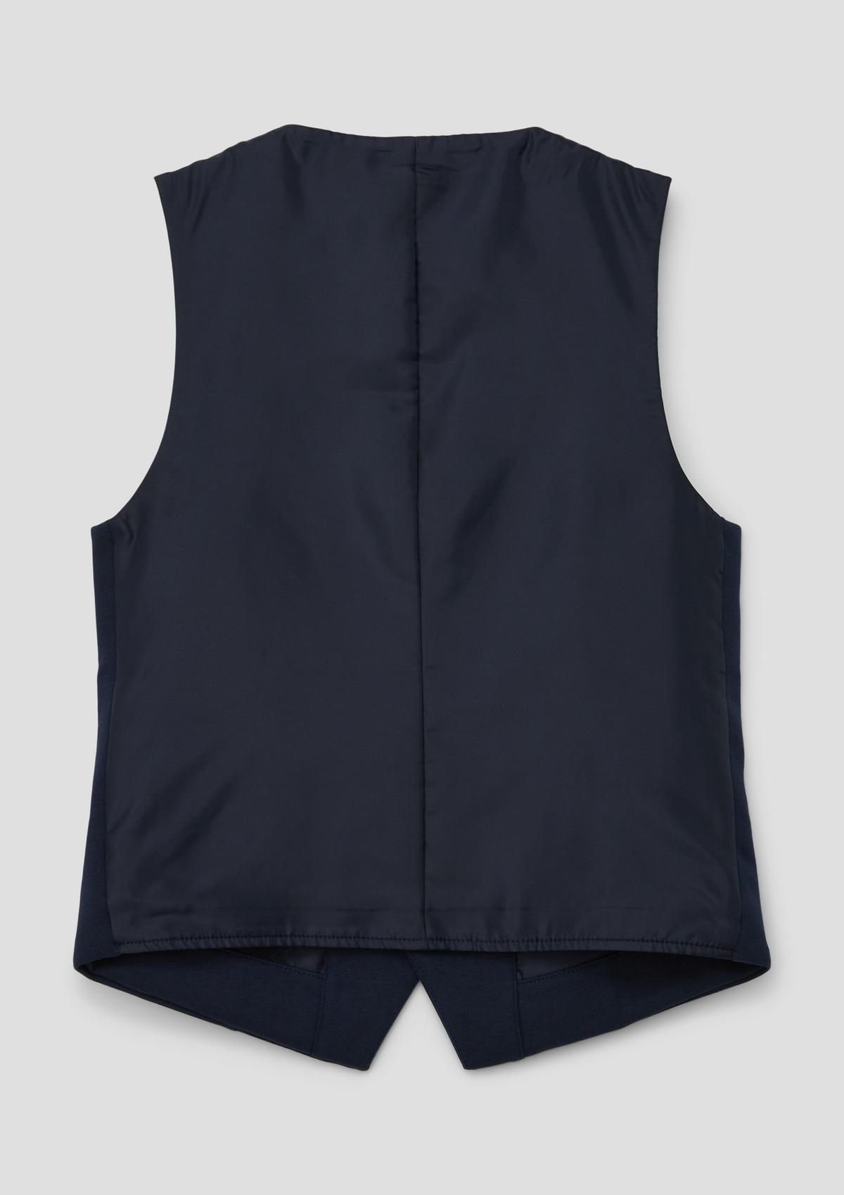 s.Oliver Blended fabric waistcoat